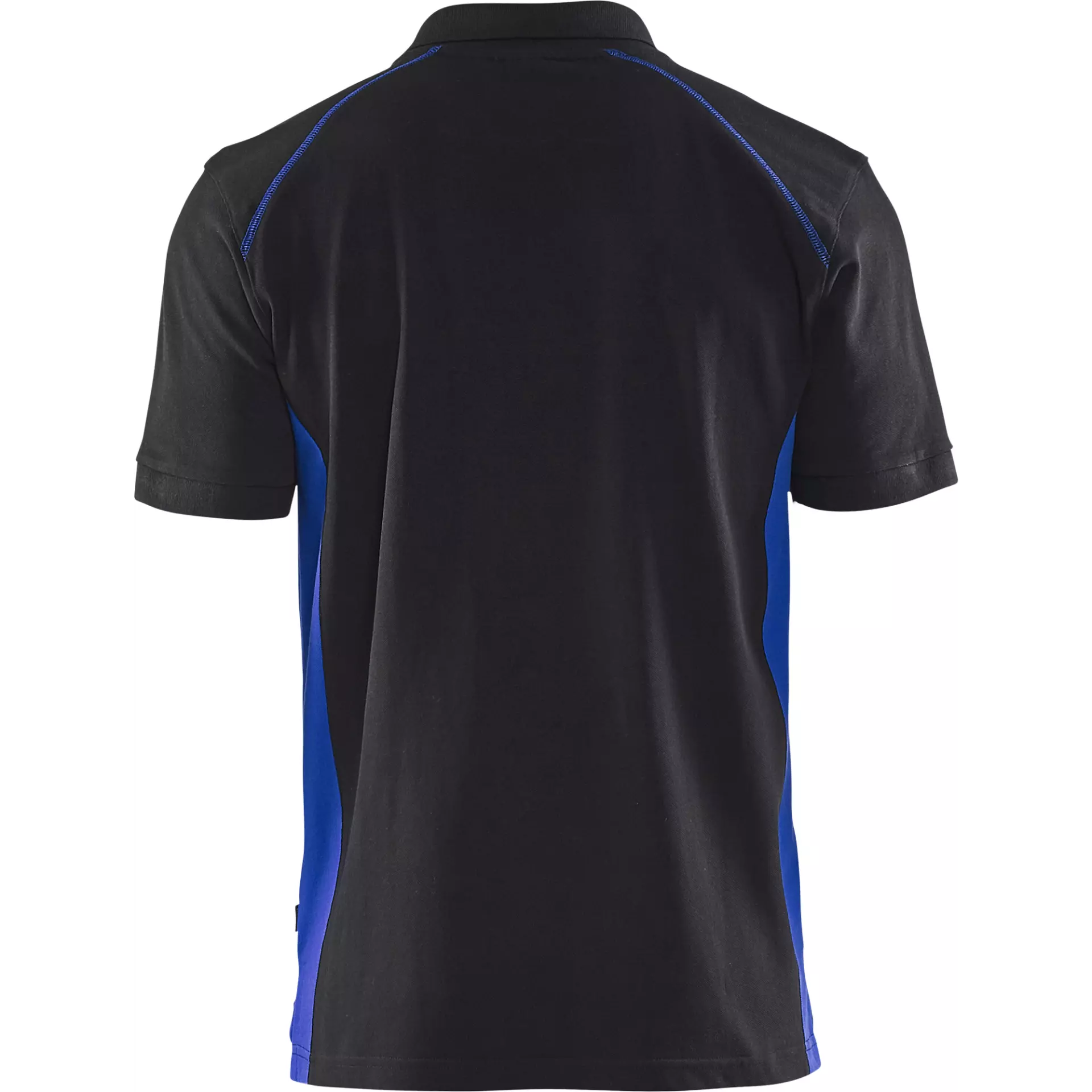 Blaklader 332410509985, Polo Shirt, Black/Cornflower Blue, image 4