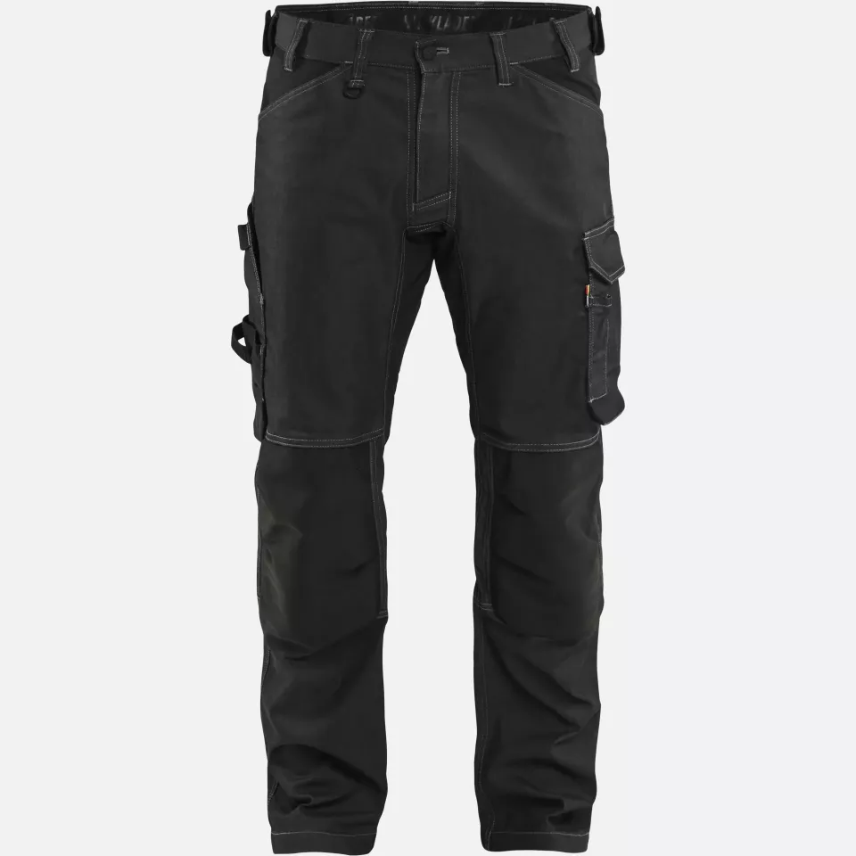 Blaklader 175111419900, Craftsman Work Trousers with Stretch, Black, image 1, gallery thumbnail