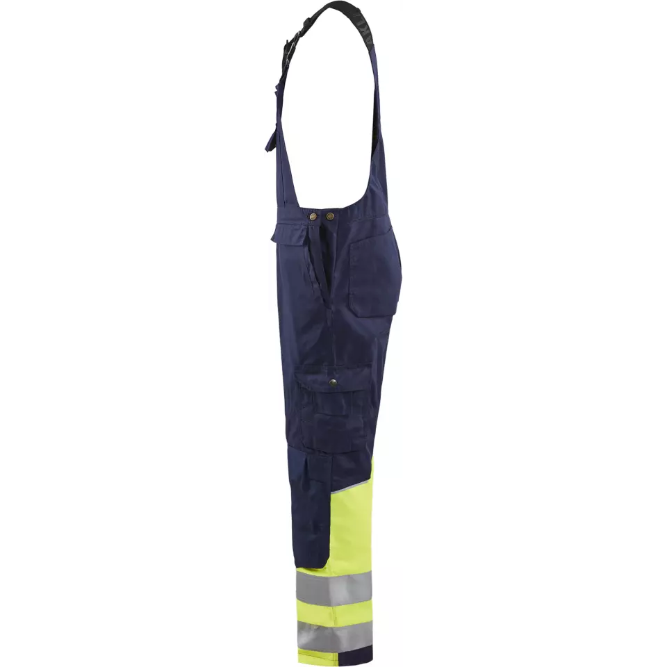 Blaklader 266218008933, High Vis Latzhose, Marineblau/ Gelb, image 3, gallery thumbnail