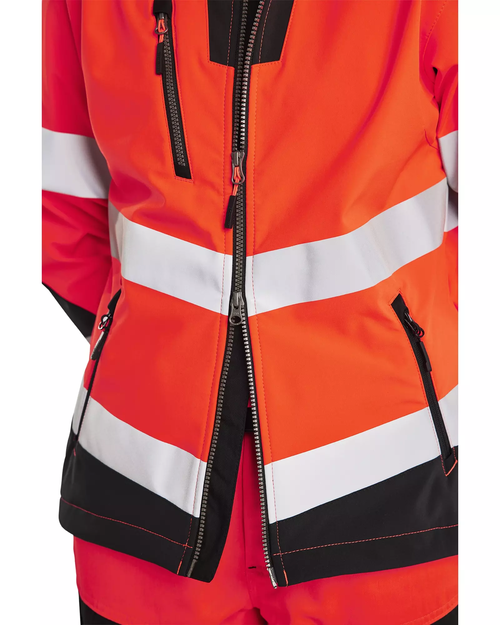 Blaklader 479125135599, High Vis Damen Softshell Jacke, Rot/Schwarz, image 7
