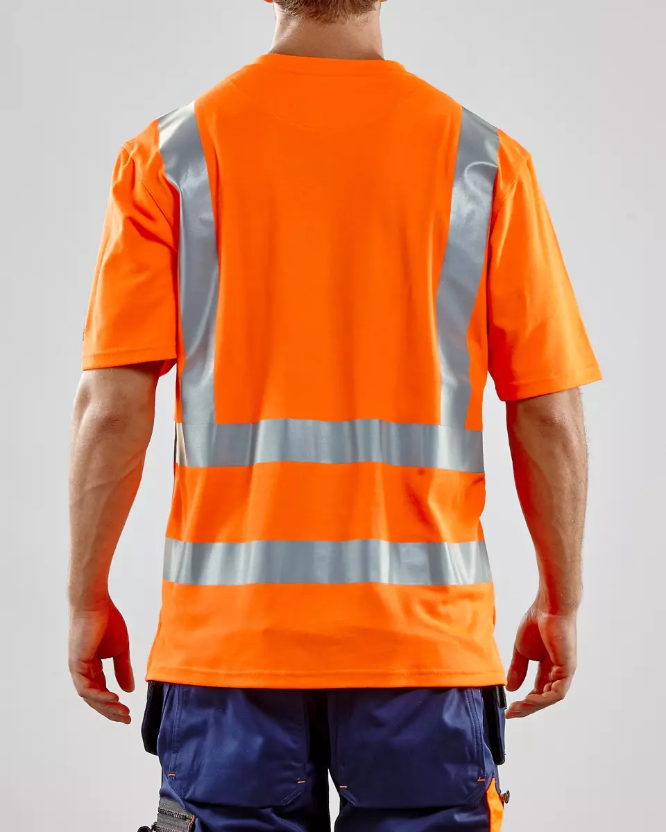 Blåkläder 338010705300, High Vis UV Protection T-Shirt, Orange, image 6, gallery thumbnail