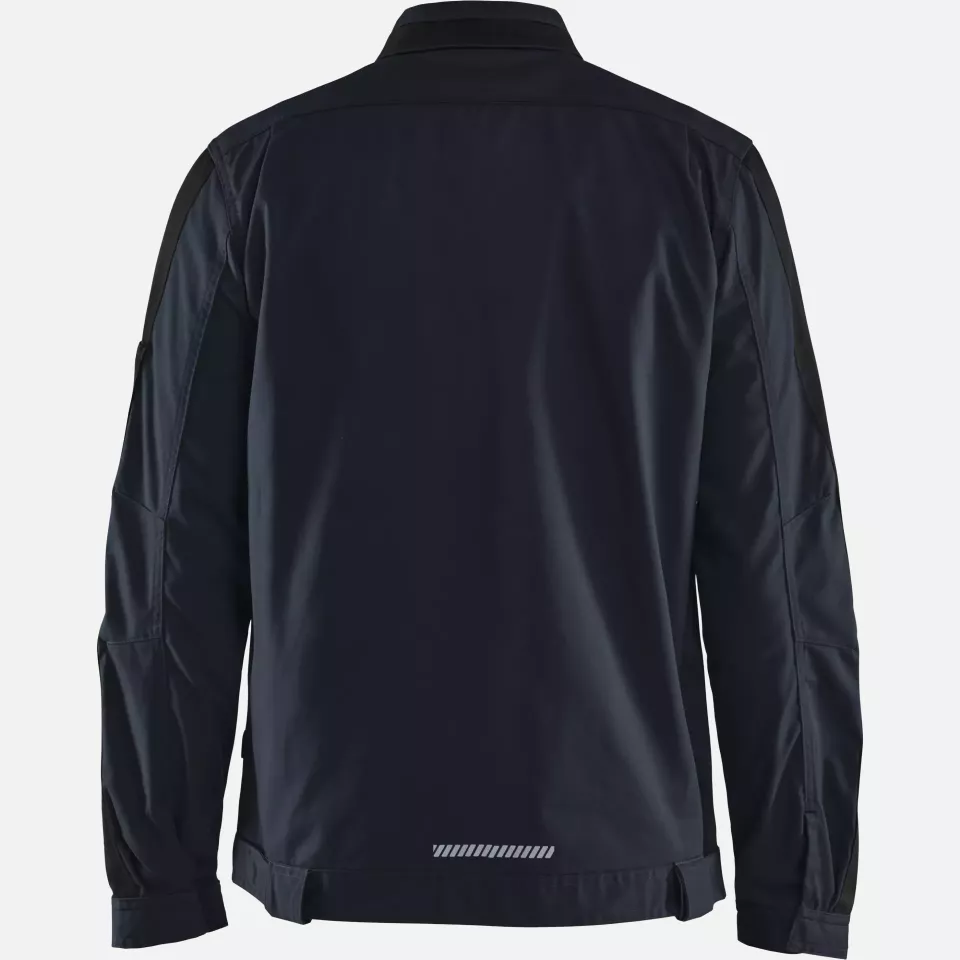 Blaklader 444418328699, Industry Stretch Jacket, Dark Navy/Black, image 4, gallery thumbnail