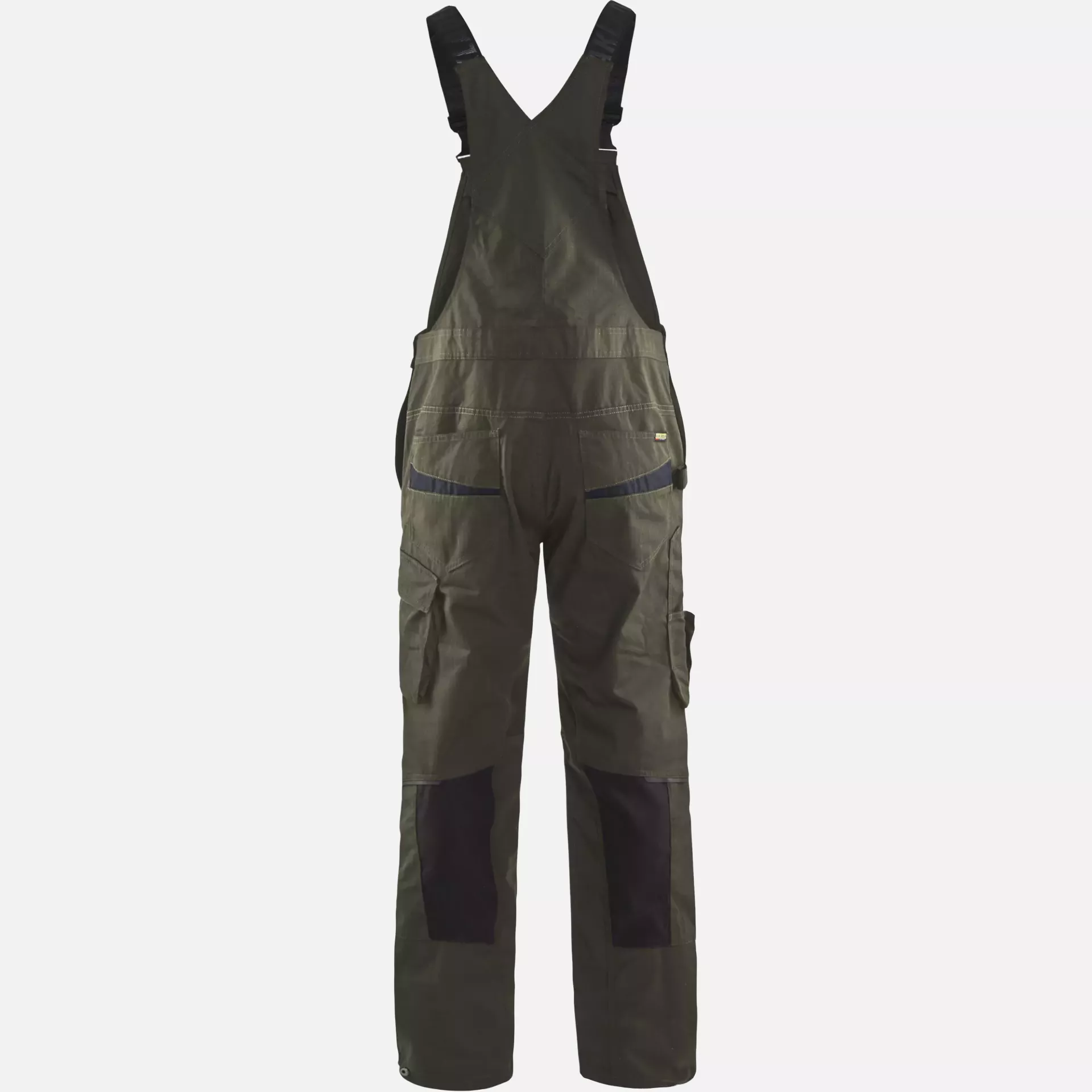 Blaklader 269513304599, Stretch Bib and Brace, Dark Olive Green/Black, image 3