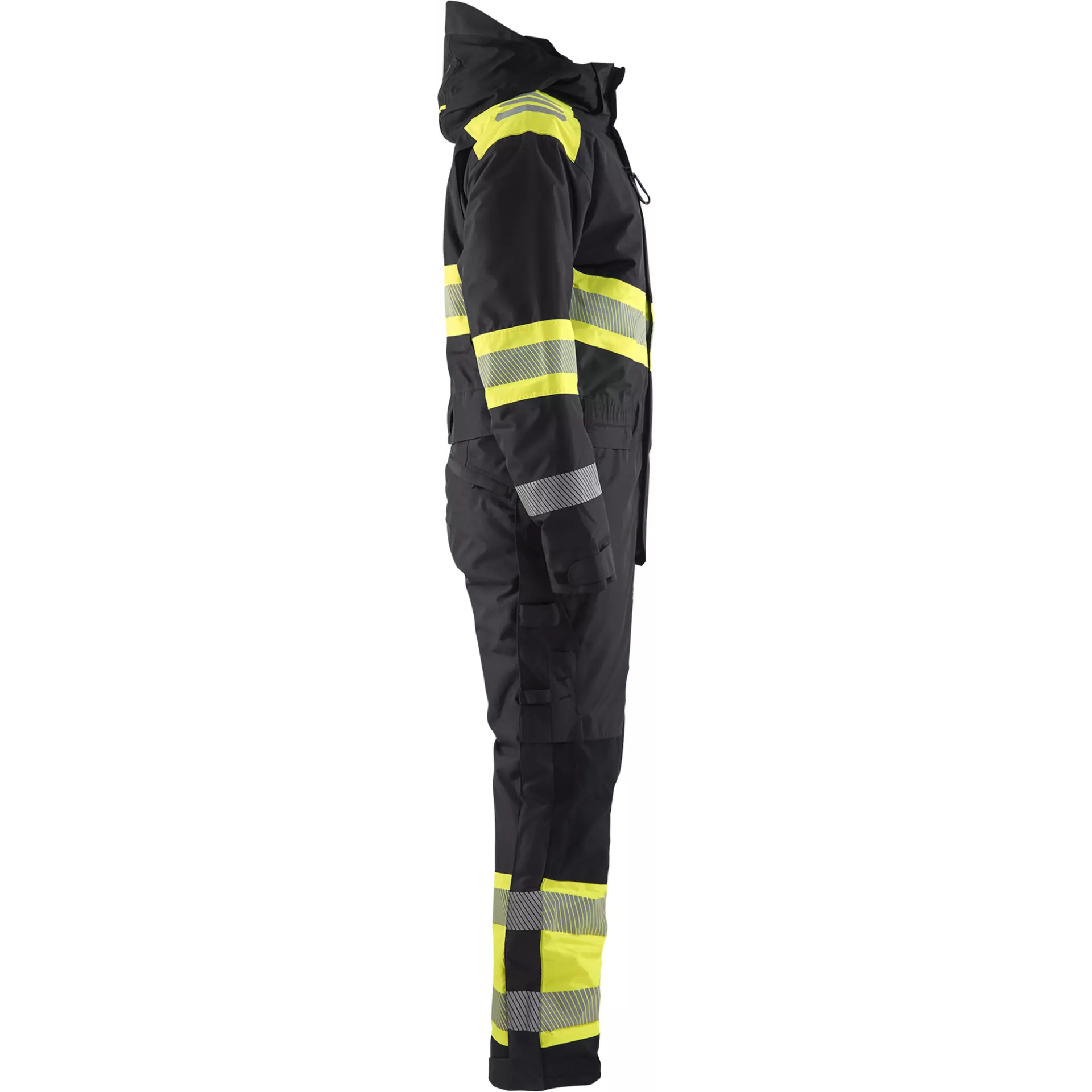 Blåkläder 672019779933, Warnschutz Winteroverall, Schwarz/Gelb, image 2