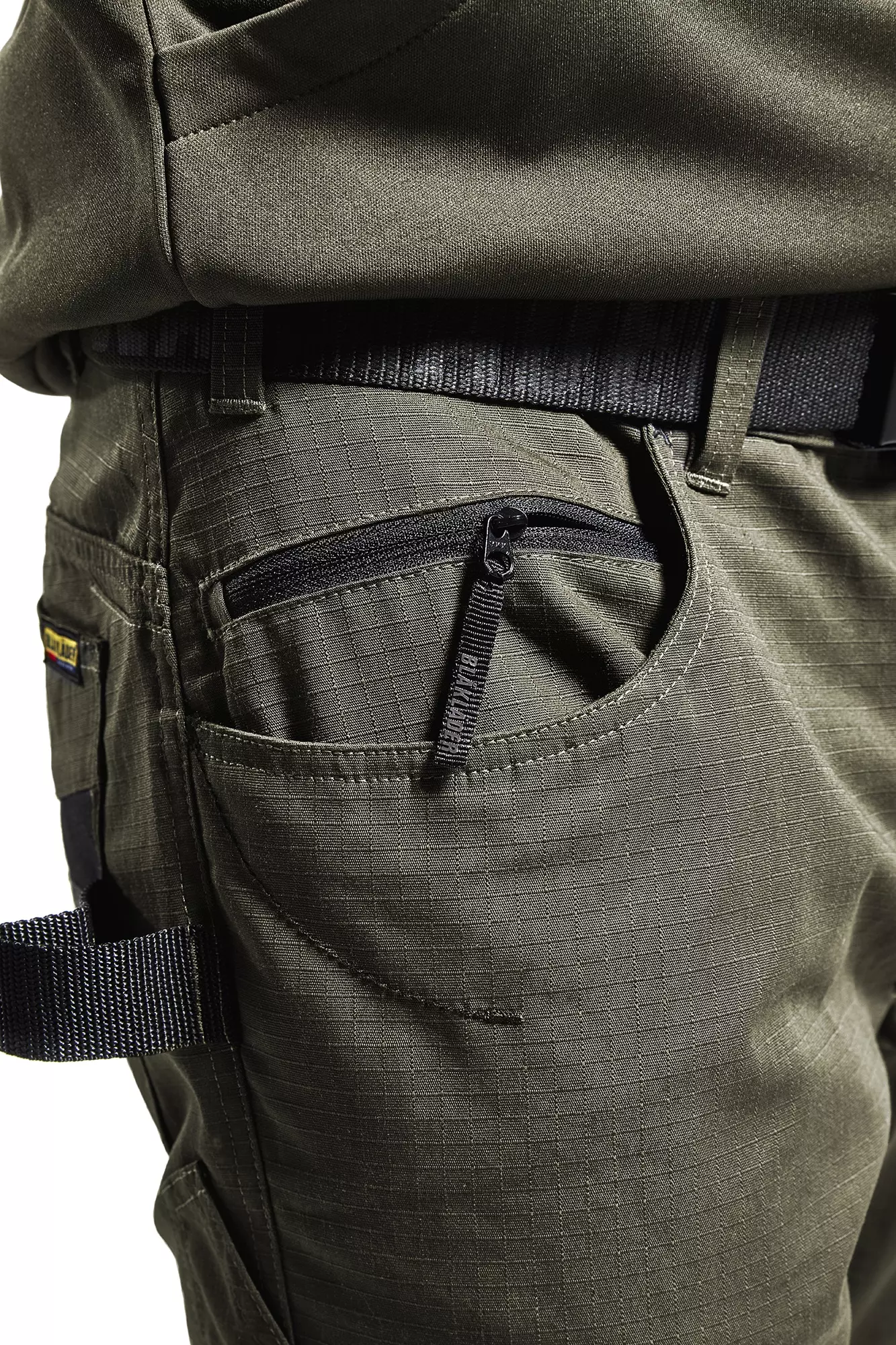 Blåkläder 149513304599, Stretch Work Pants, Dark Olive Green/Black, image 10
