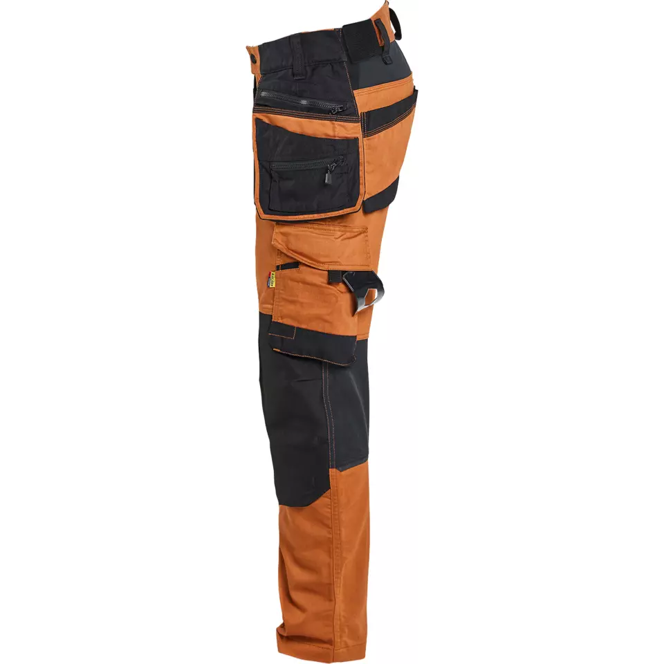 Blåkläder 197011494099, STRIKER Stretch Craftsman Work Trousers, Rust/Black, image 3, gallery thumbnail
