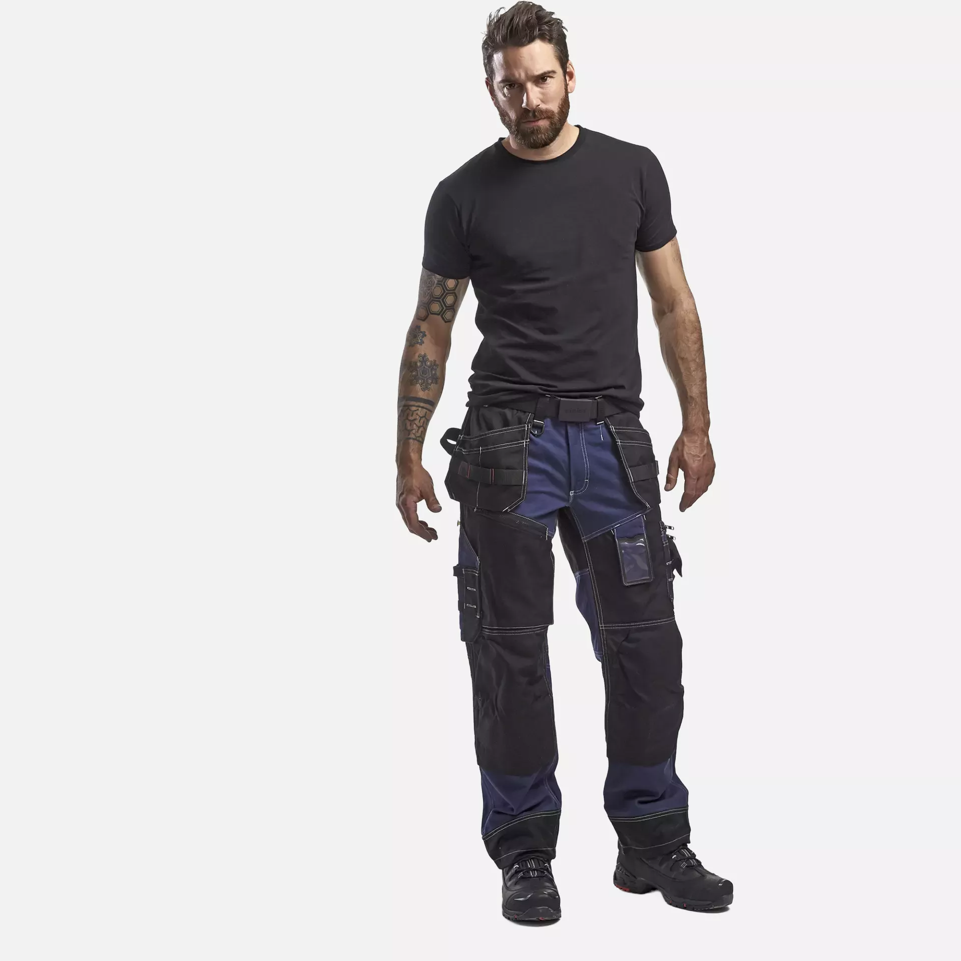 Blaklader 150013708899, Handwerker Arbeitshose, Marineblau/Schwarz, image 5