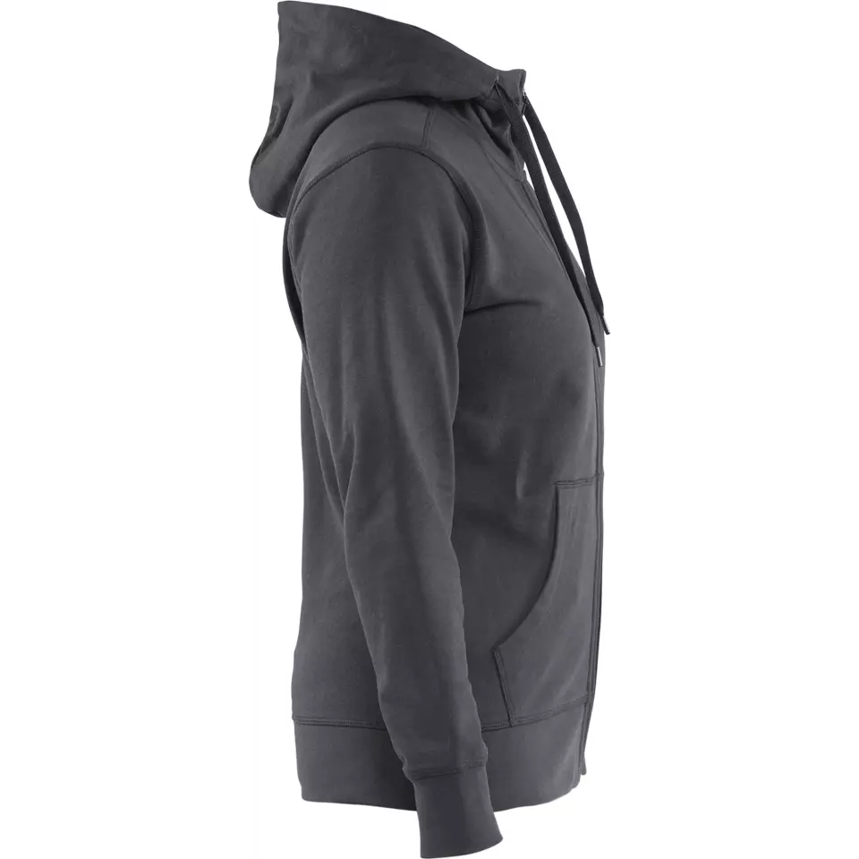 Blåkläder 339511589600, Ladies Zip Hoodie, Mid Grey, image 2, gallery thumbnail