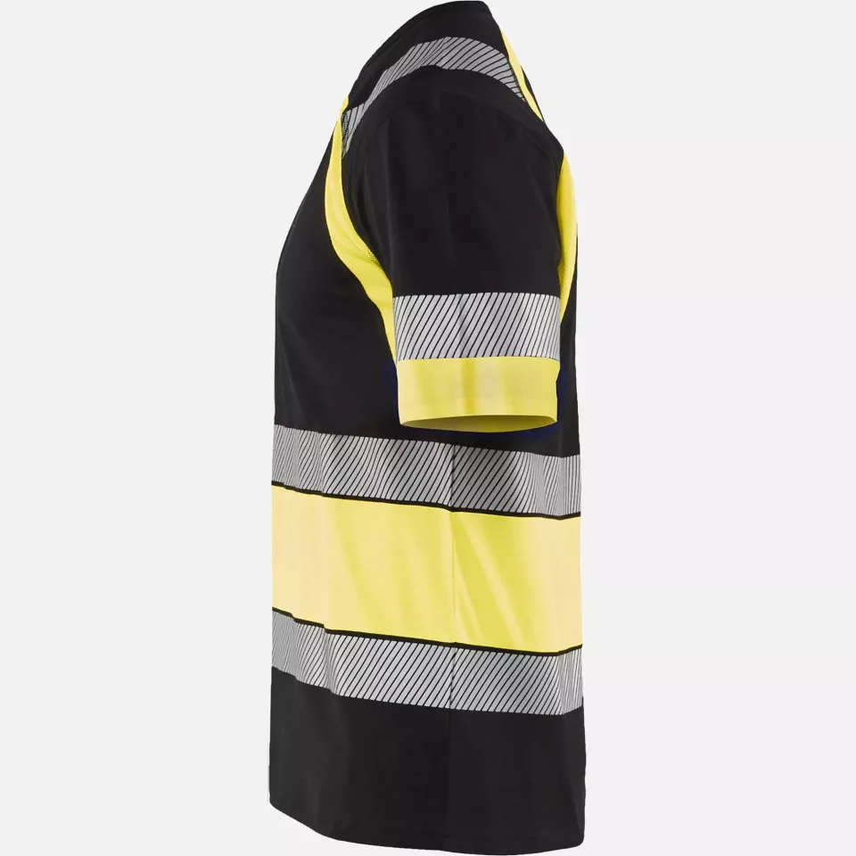 Blaklader 342110309933, High Vis T-Shirt, Schwarz/Gelb, image 3, gallery thumbnail