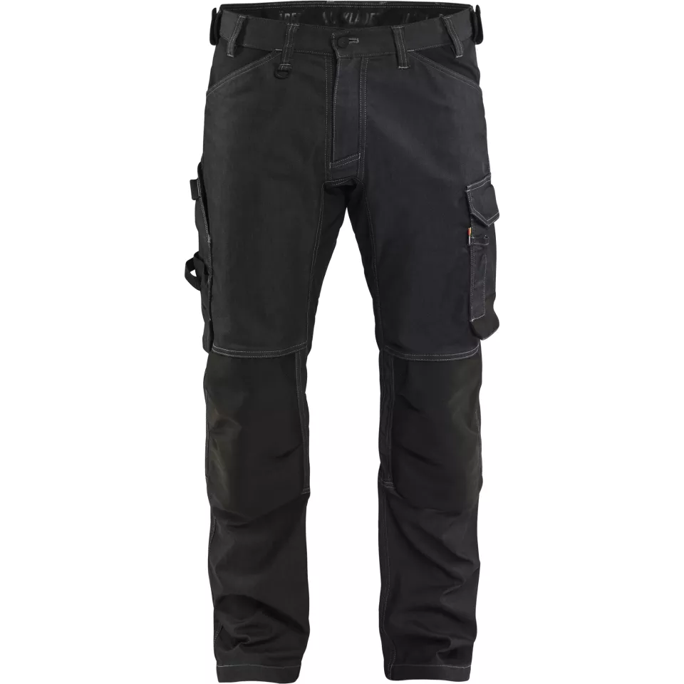 Blaklader 175111419900, Craftsman Work Trousers with Stretch, Black