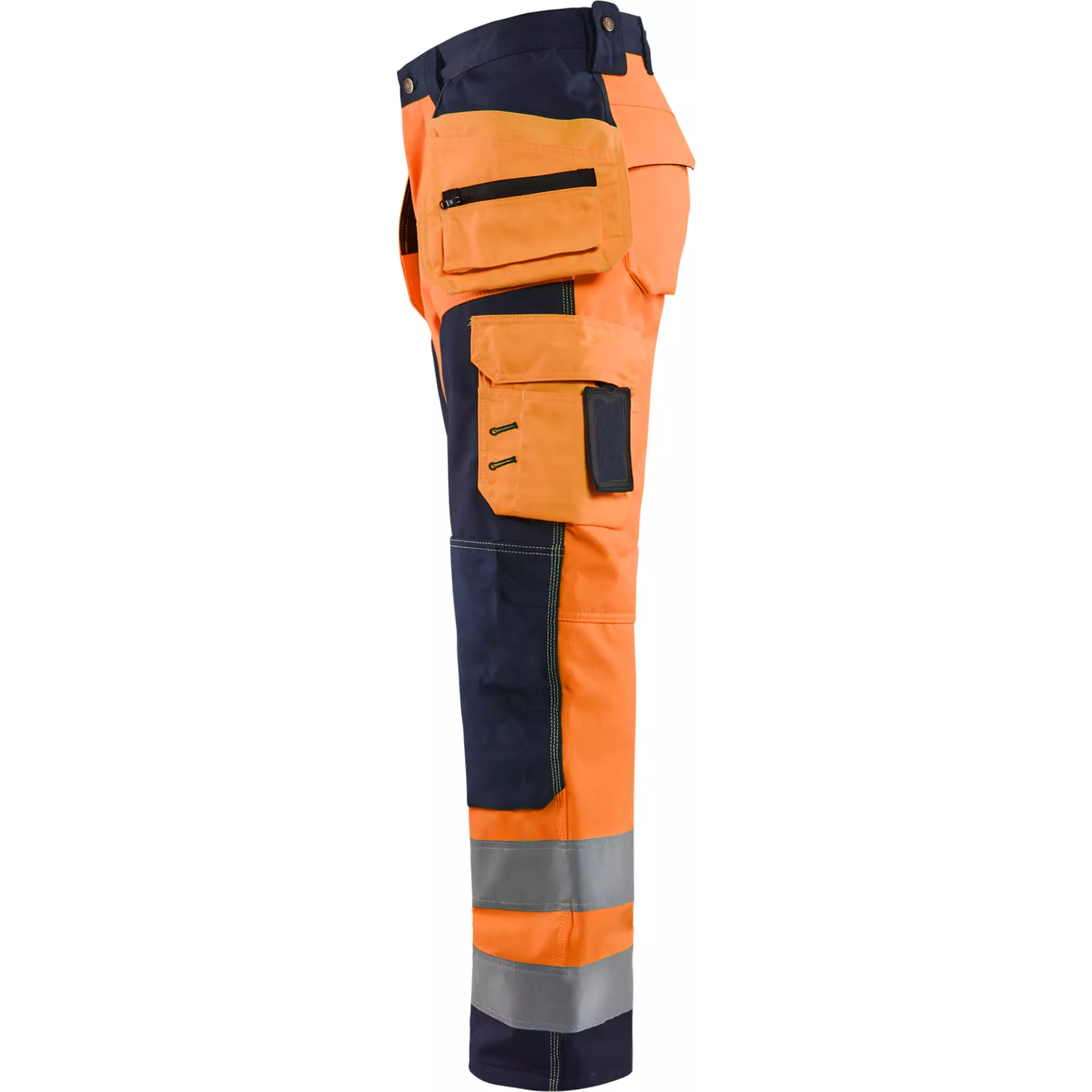 Blåkläder 156725175389, High Vis Softshell Arbeitshose, Orange/Marineblau, image 3
