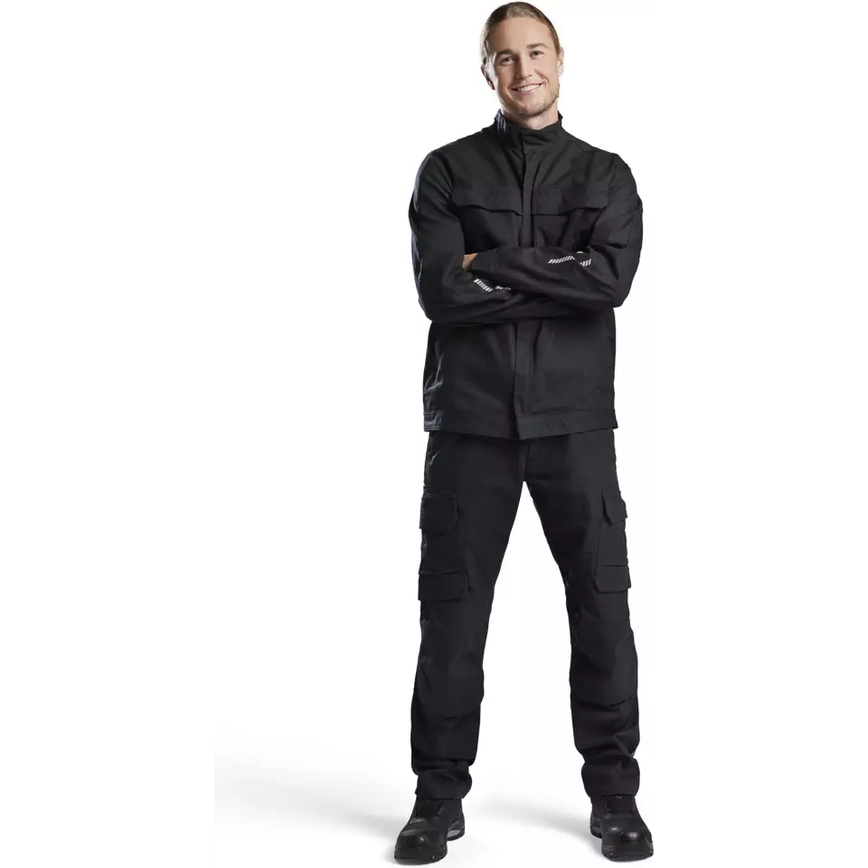Blaklader 146613449900, Industry Stretch Work Trousers, Black, image 5, gallery thumbnail