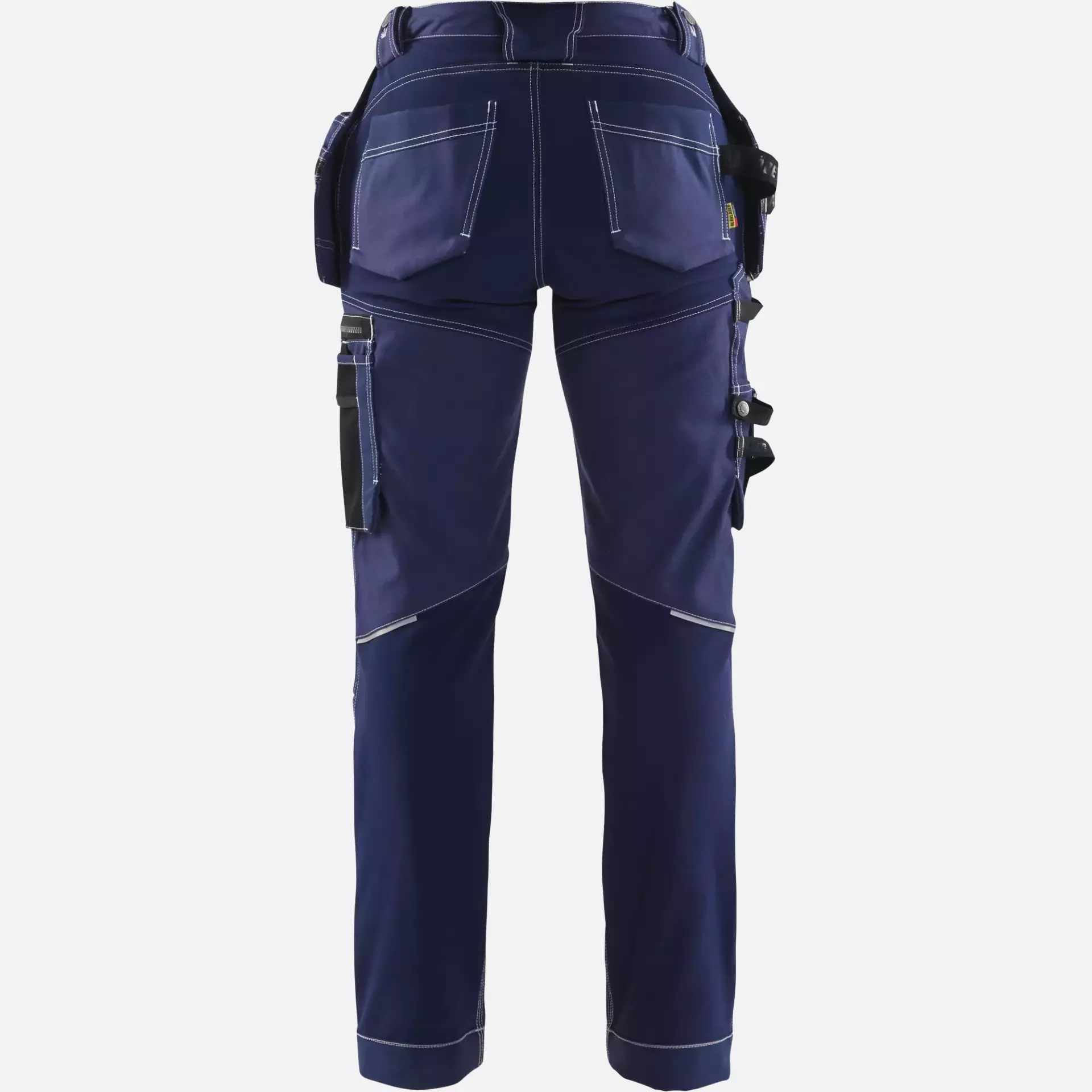 Blaklader 713013708800, Ladies Stretch Craftsman Work Trousers, Navy Blue, image 4
