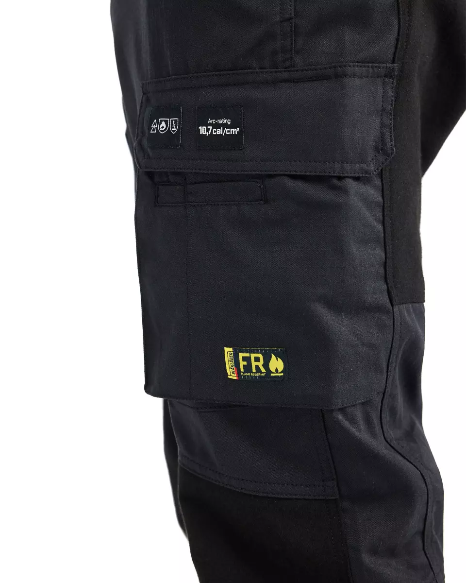 Blaklader 148615129900, Stretch Flammschutz Arbeitshose, Schwarz, image 6, gallery thumbnail