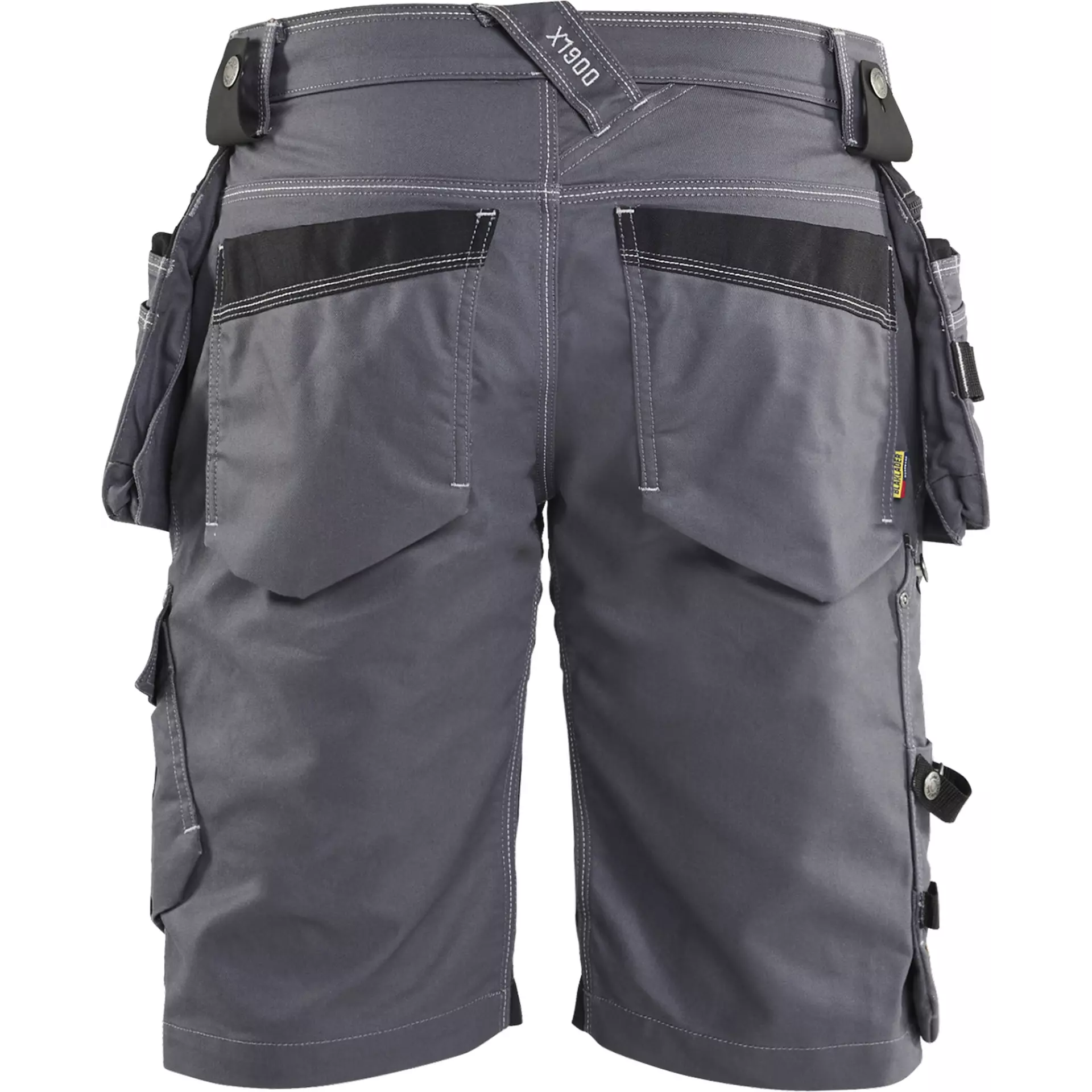 Blaklader 199211419699, X1900 Stretch Craftsman Shorts, Medium Grey/Black, image 4