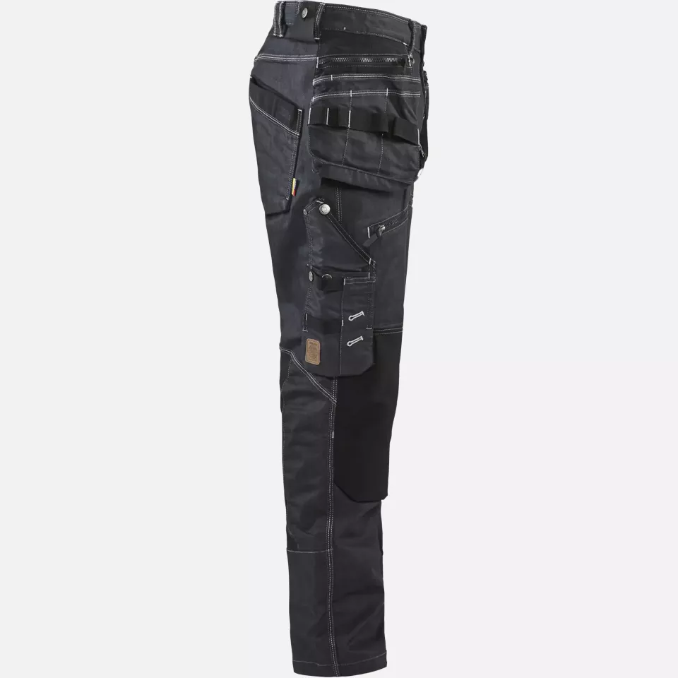 Blaklader 199911418999, X1900 Stretch Craftsman Work Trousers, Navy/Black, image 2, gallery thumbnail