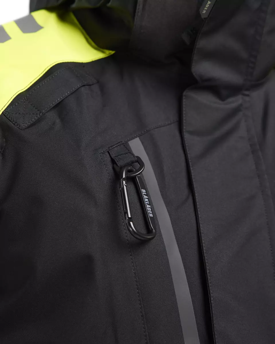 Blåkläder 442019779933, High Vis Shell Jacke, Schwarz/Gelb, image 6, gallery thumbnail