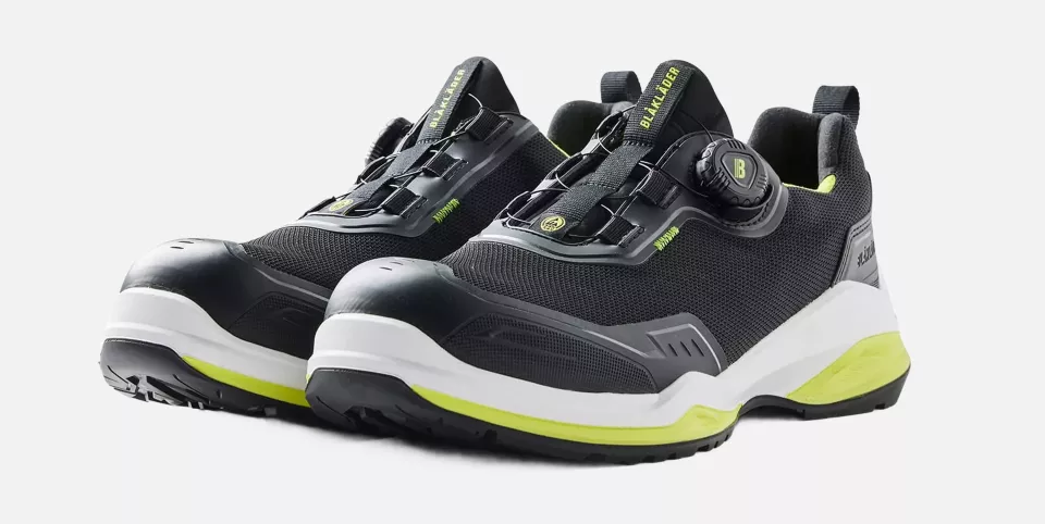 Blaklader 248600009943, STRIKER Safety Shoe, Black/Lime Green, image 5, gallery thumbnail