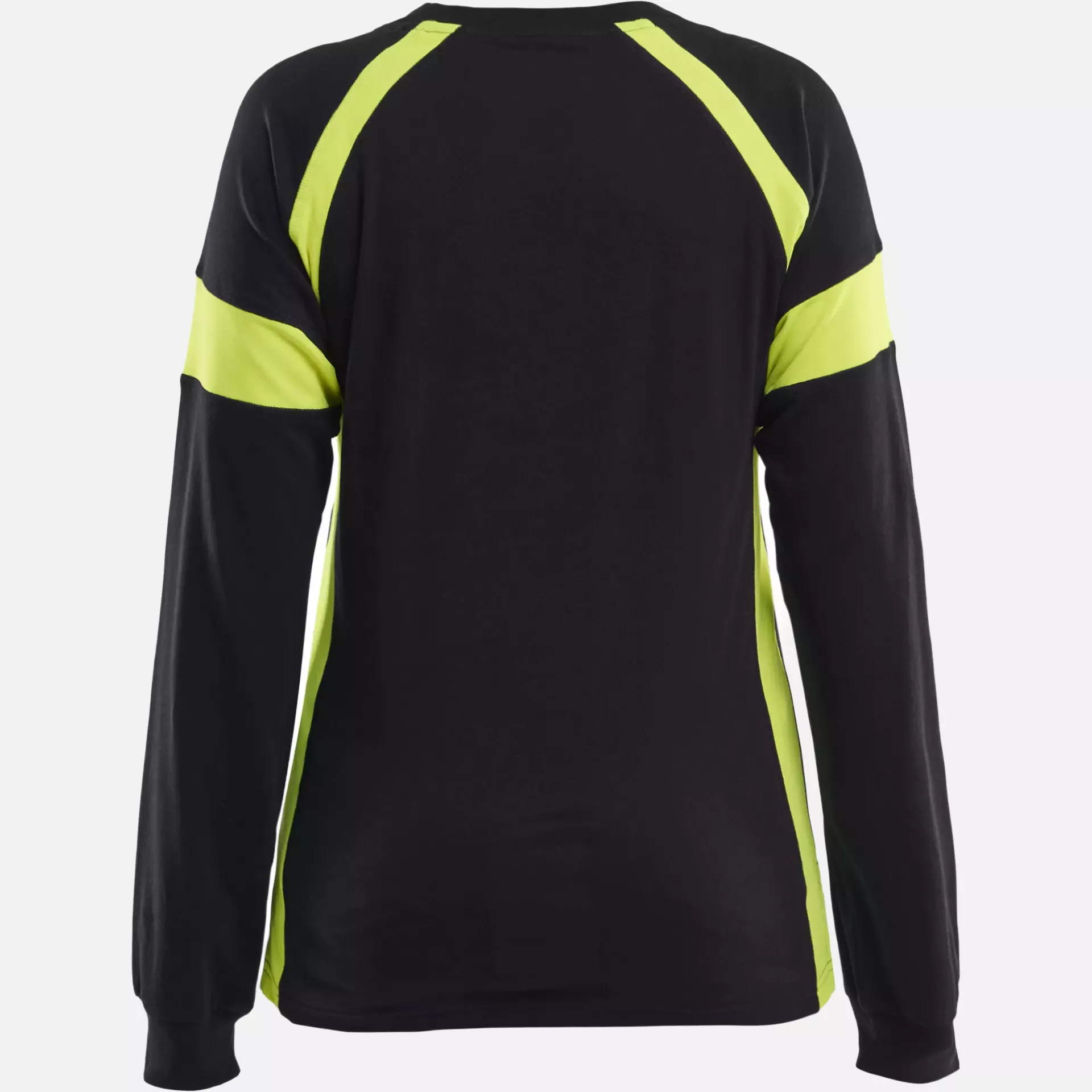 Blaklader 352110309933, High Vis Ladies Long Sleeve T-Shirt, Black/Yellow, image 4