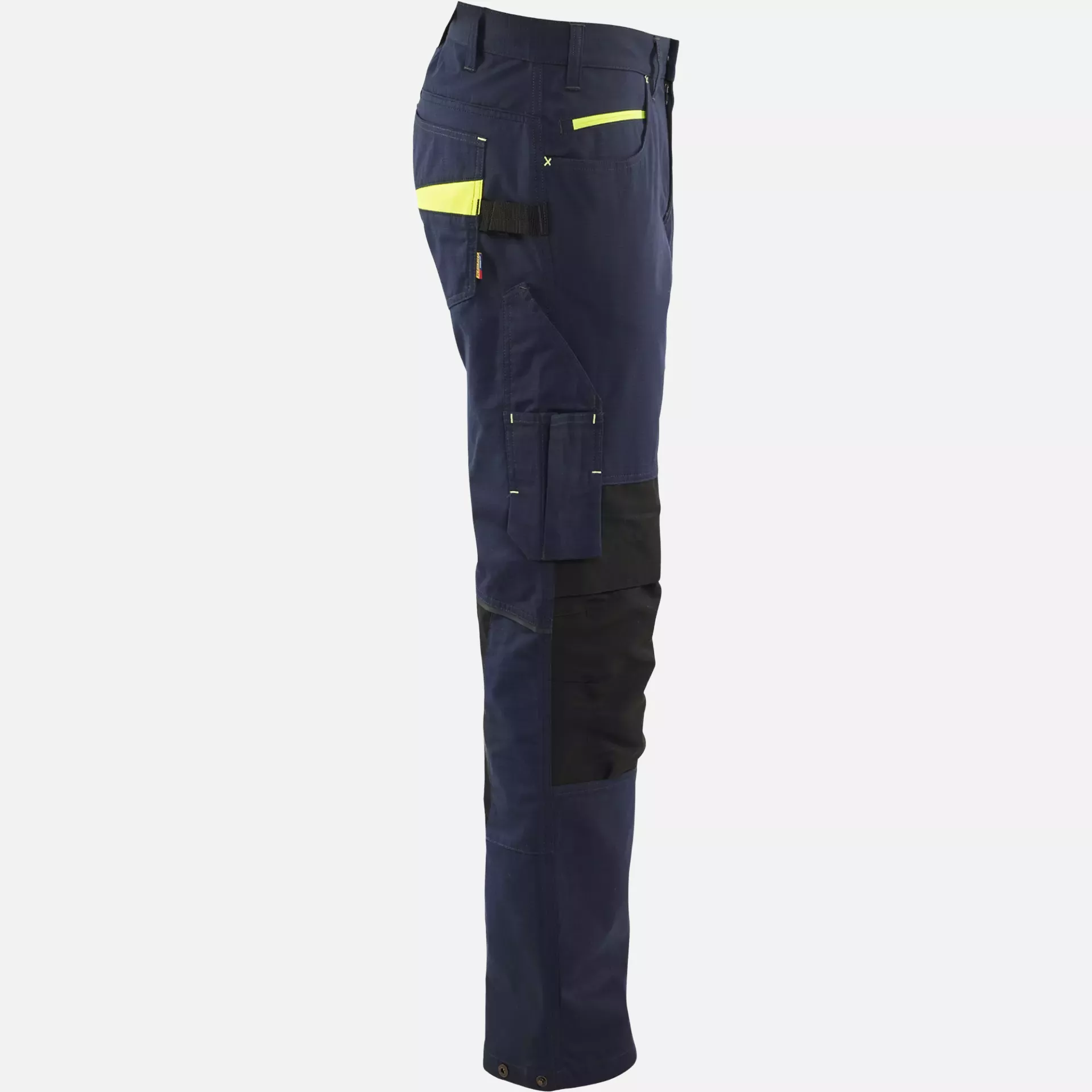 Blaklader 149513308633, Stretch Work Trousers, Dark Navy/Yellow, image 2