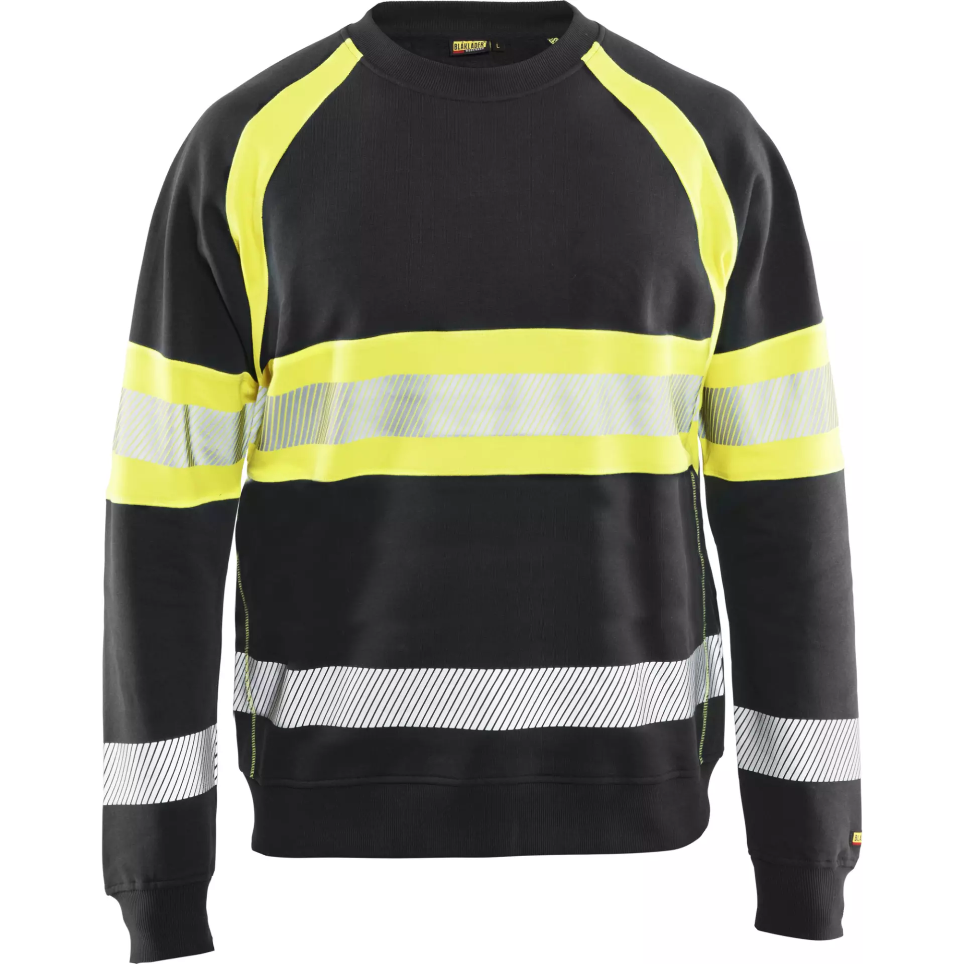 Blaklader 335911589933, High Vis Sweatshirt, Black/Yellow