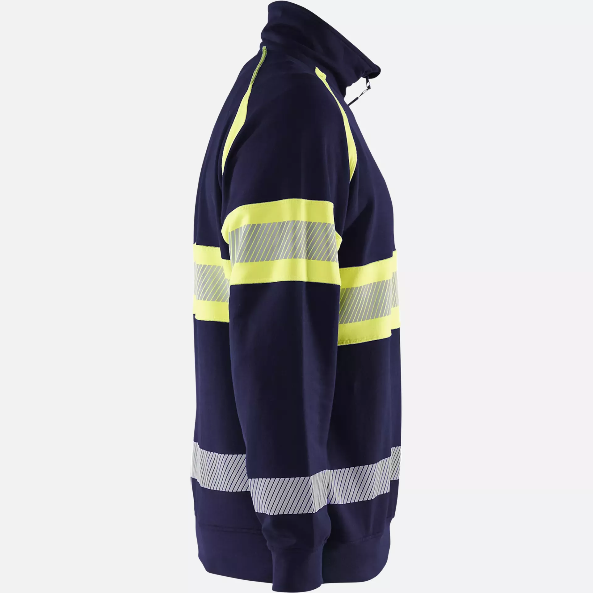 Blaklader 355311588933, High Vis Sweatshirt, Navy/ Yellow, image 2