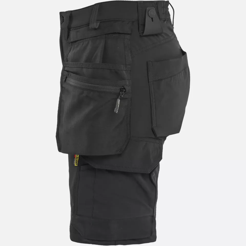 Blaklader 712416459900, Damen 4-Wege Stretch Handwerkershorts, Schwarz, image 3, gallery thumbnail