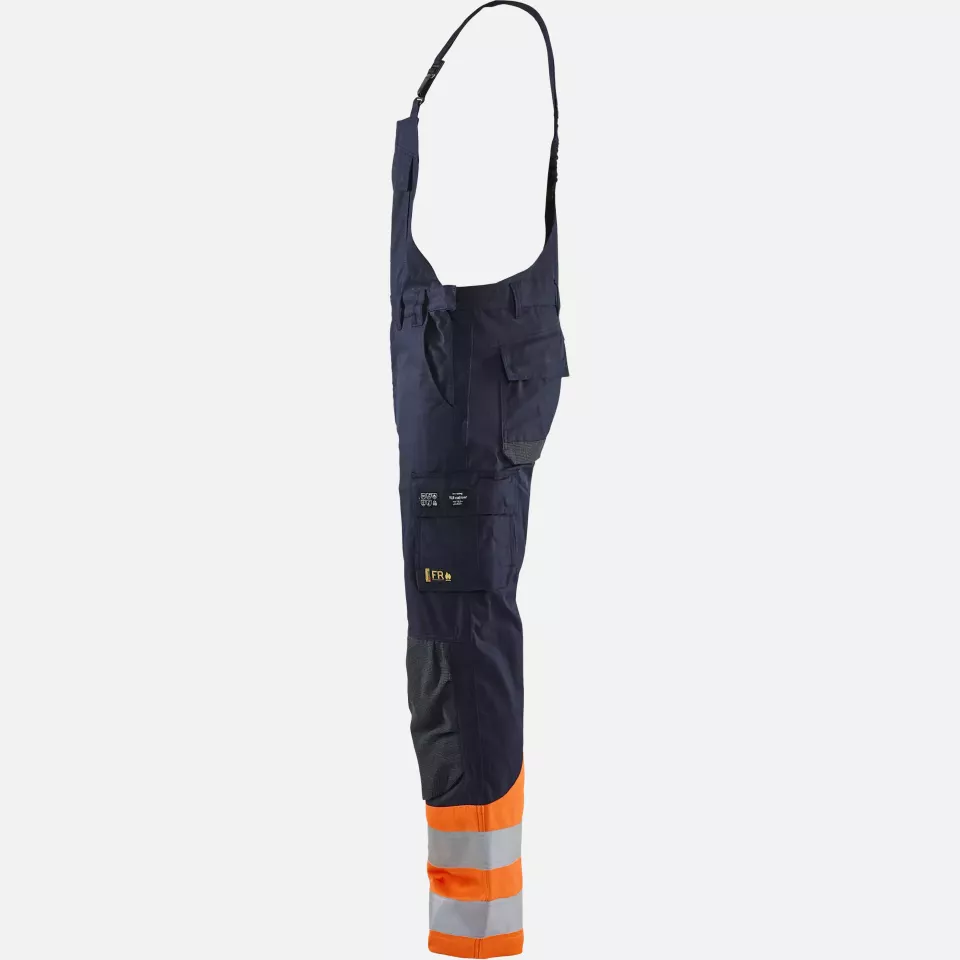 Blaklader 288815138953, Multi-Norm Bib and Brace, Navy/Orange, image 4, gallery thumbnail