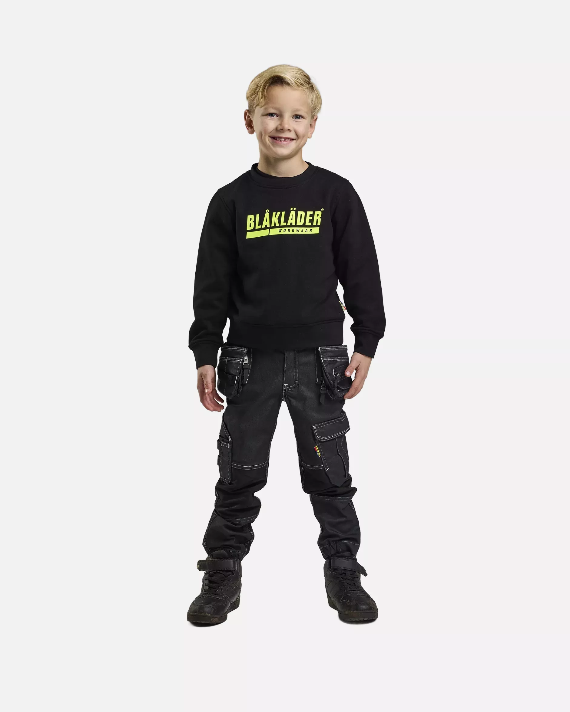 Blaklader 522511478999, X1900 Kids Craftsman Work Trousers Stretch, Navy/Black, image 5