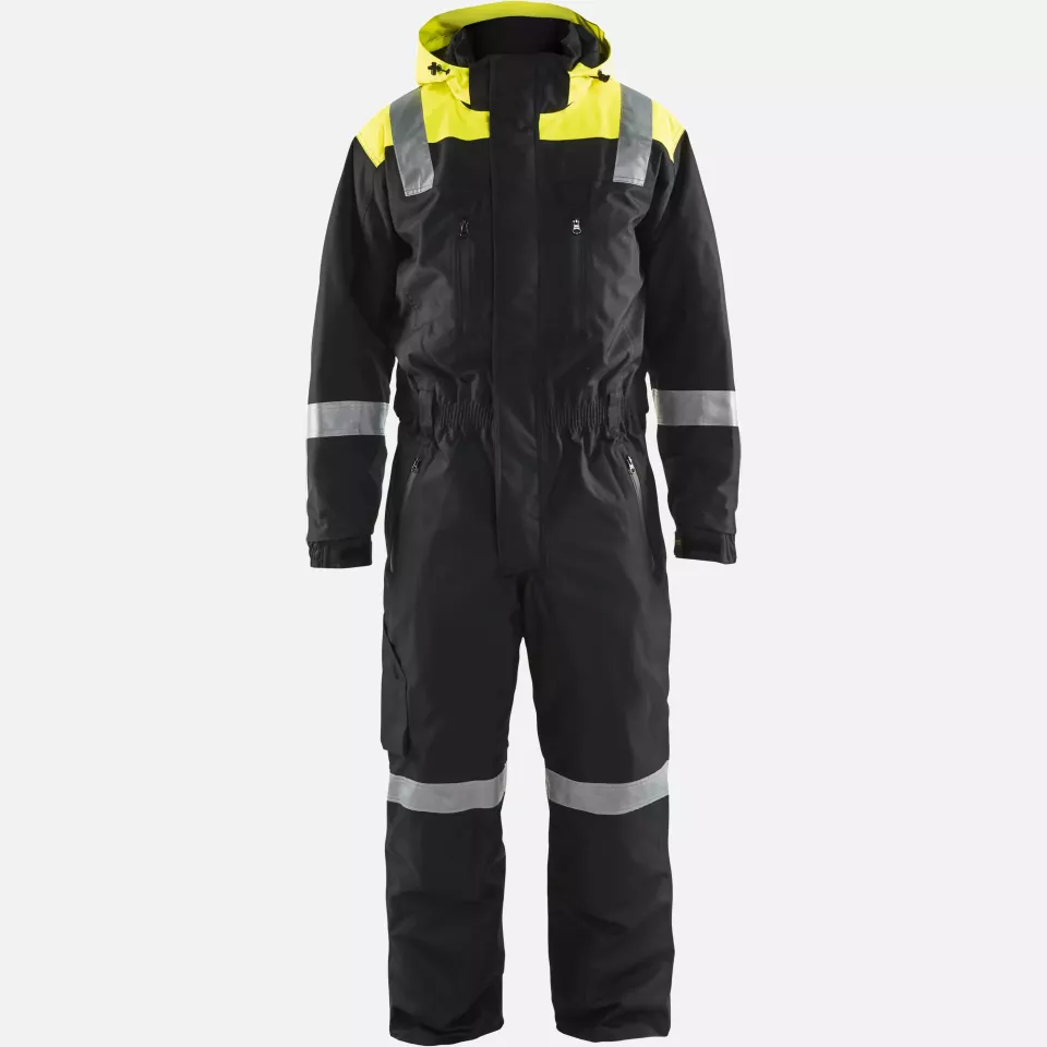 Blaklader 678719779933, Winter Coverall, Black/Yellow, image 1, gallery thumbnail