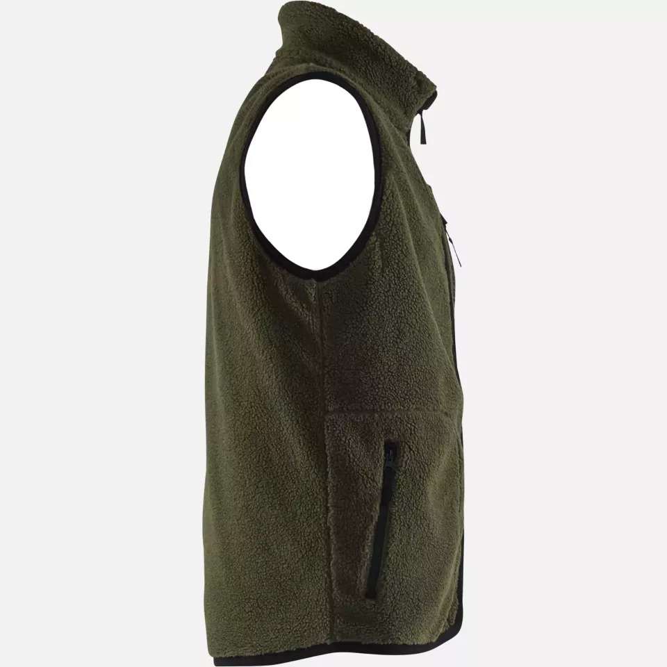 Blaklader 382029554109, Pile Vest, Autumn Green, image 2, gallery thumbnail