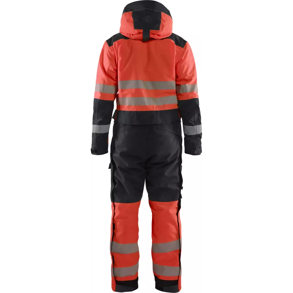 Blaklader 672519775599, High Vis Winter Coverall, Red/Black, image 4, gallery thumbnail