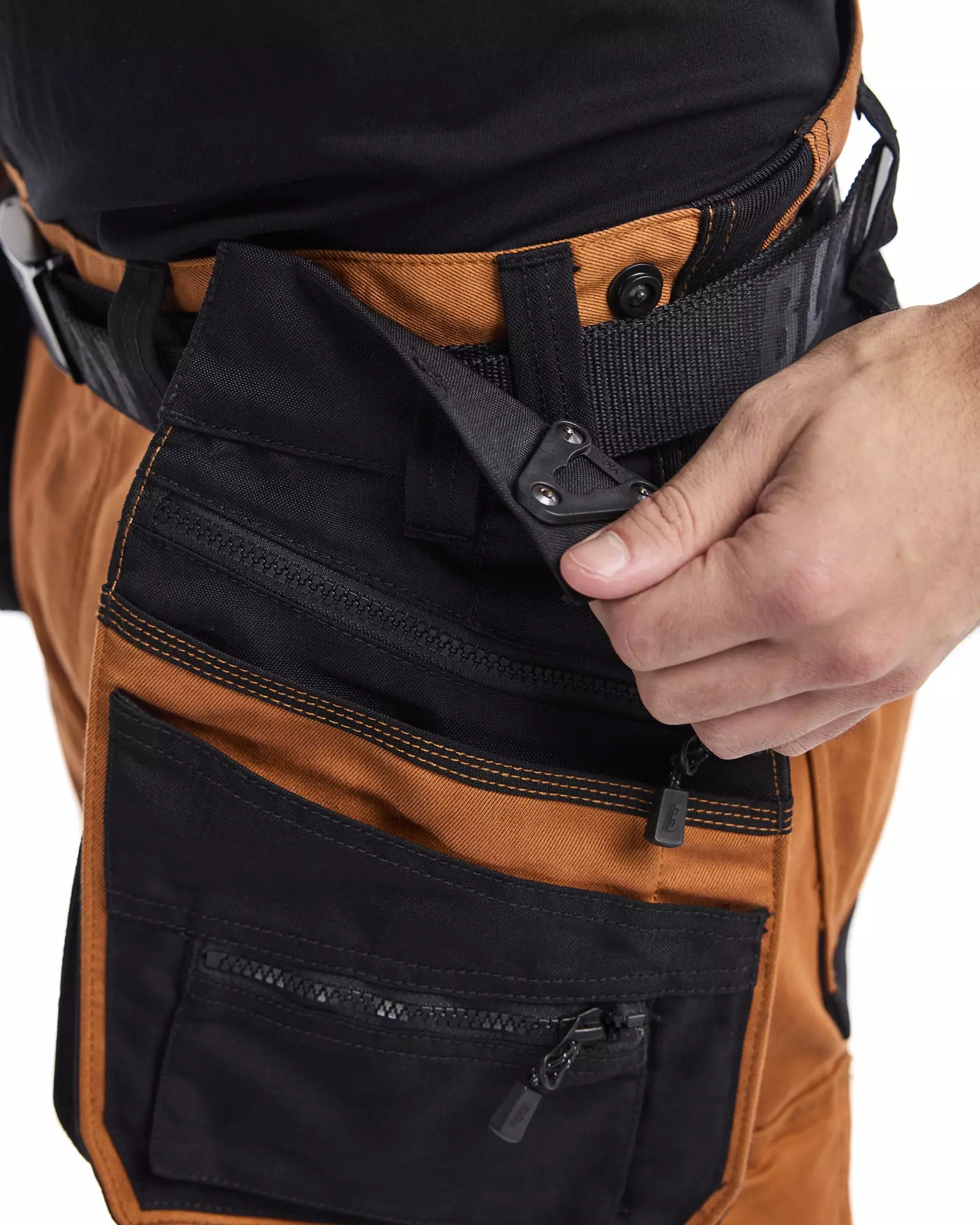 Blåkläder 197011494099, STRIKER Stretch Craftsman Work Trousers, Rust/Black, image 6