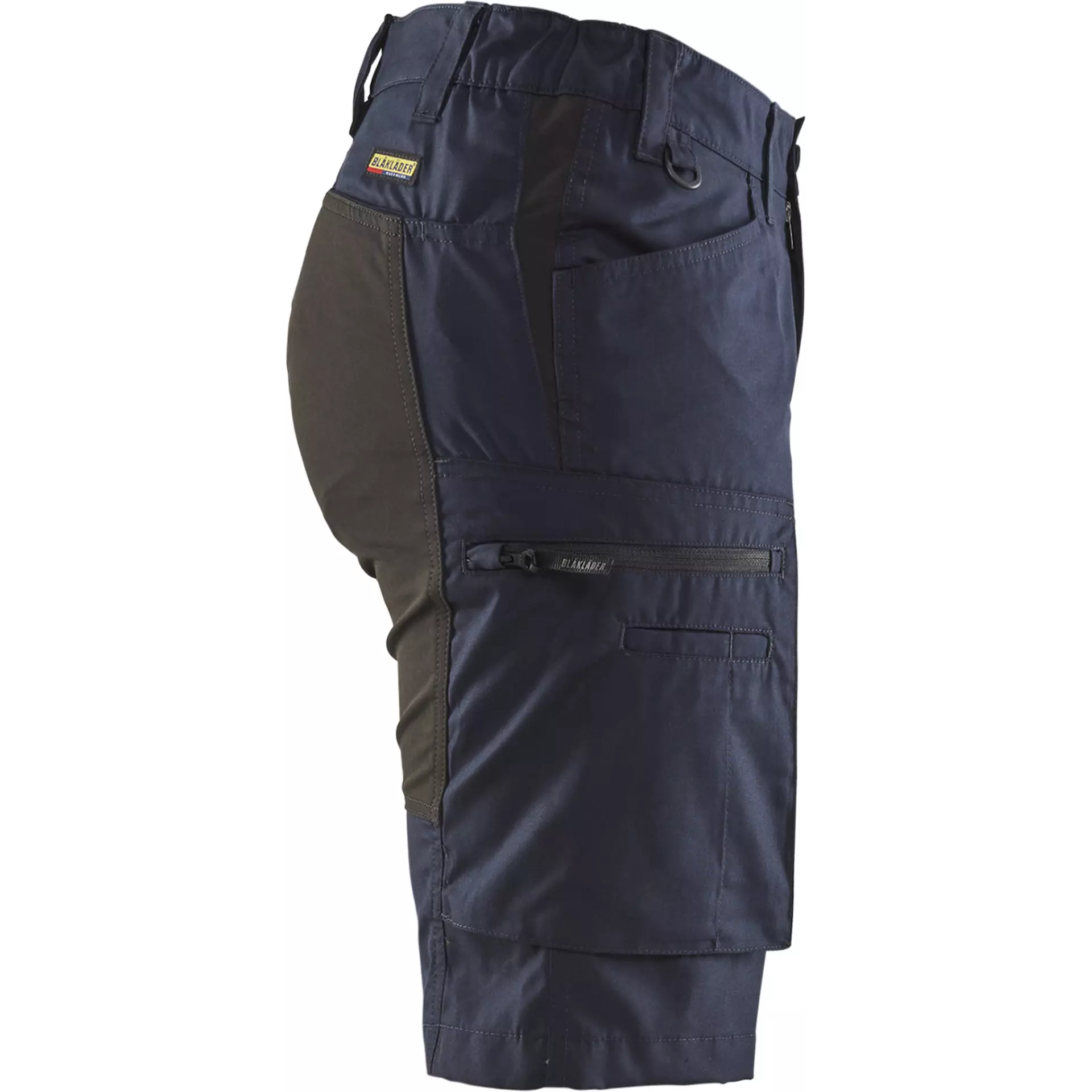 Blåkläder 714918458699, Women's Stretch Shorts, Dark Navy Blue/Black, image 2