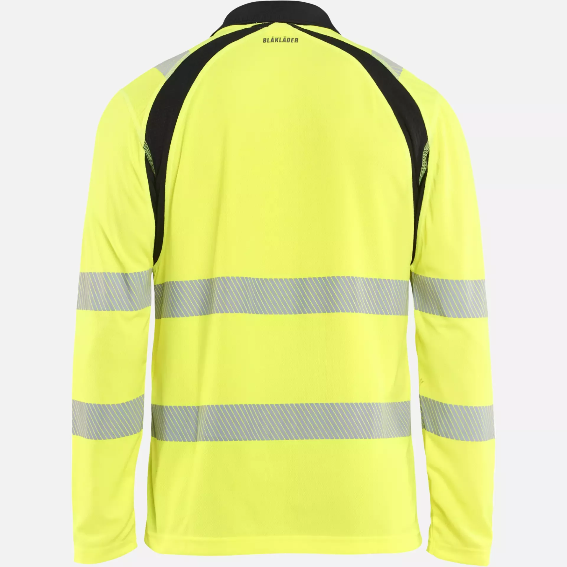 Blaklader 359810133399, High Vis UV Protection Long Sleeve Polo Shirt, Yellow/Black, image 4