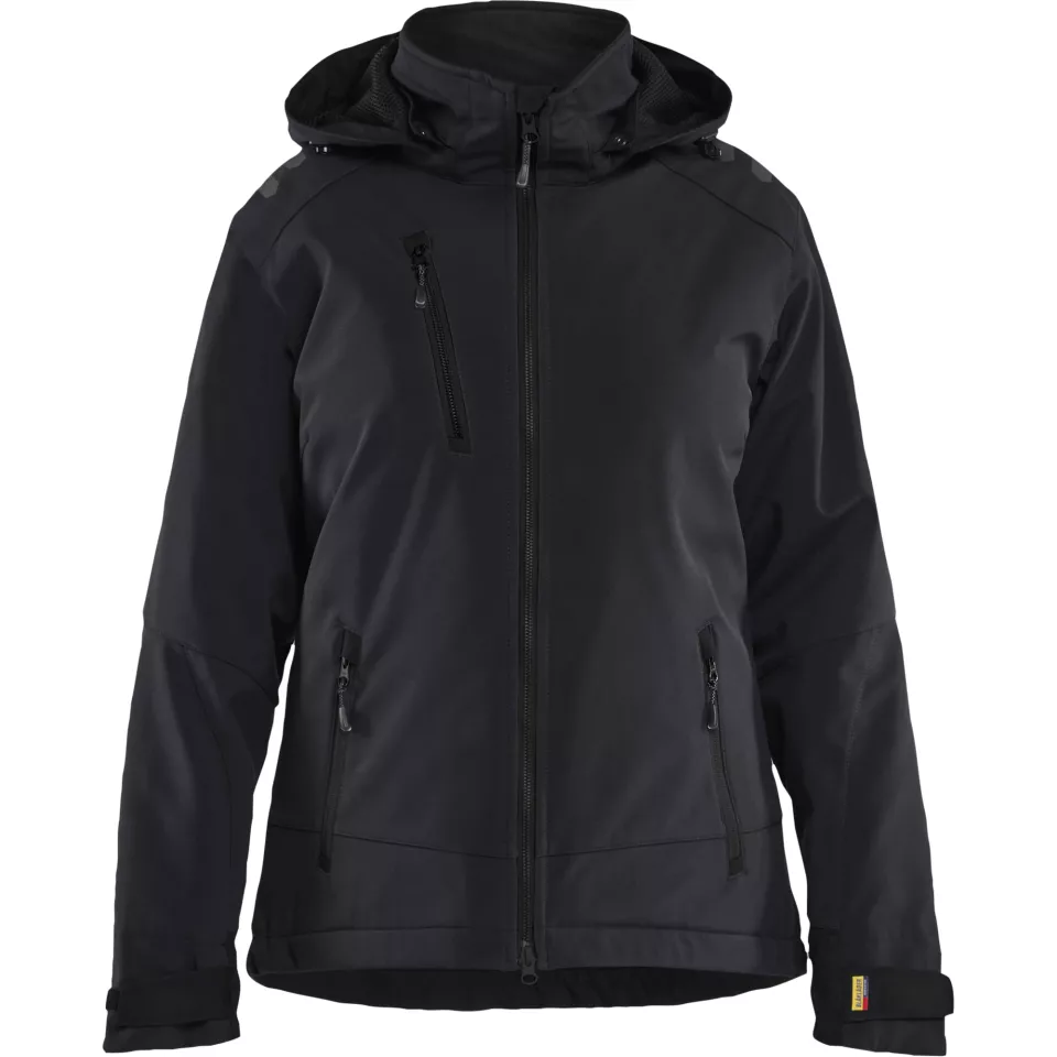 Blaklader 475125139999, Women's Lightly Lined Softshell Winter Jacket, Black