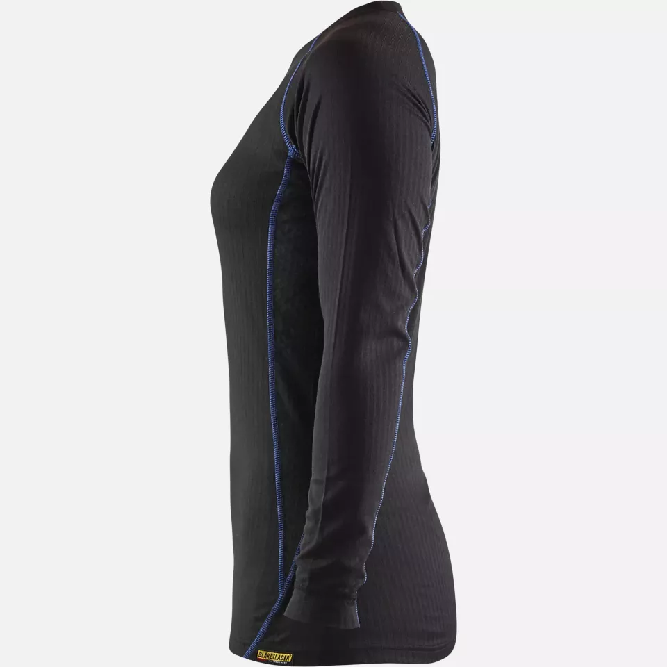 Blaklader 720217079985, Damen Light Unterwäsche Set, Schwarz/Kornblau, image 4, gallery thumbnail