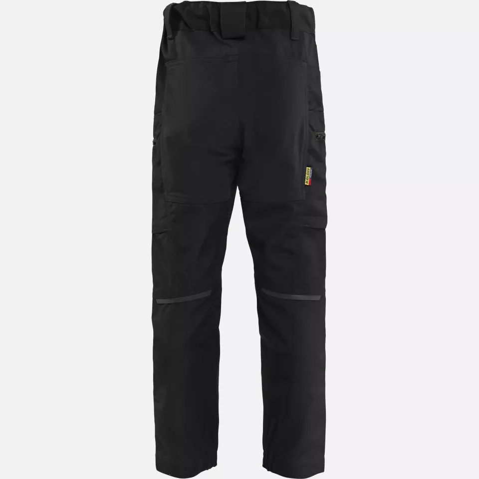Blaklader 522018459900, Kids Work Trousers Stretch, Black, image 3, gallery thumbnail