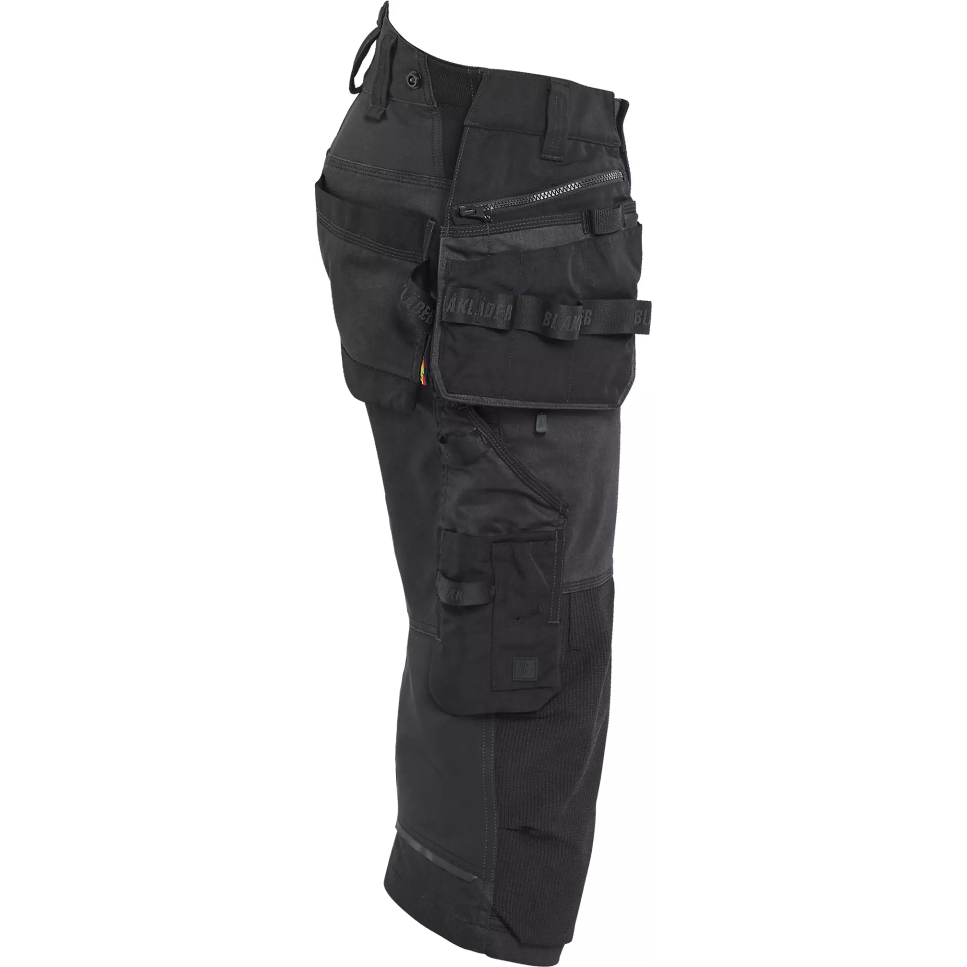 Blaklader 197711499999, STRIKER Stretch Pirate Shorts, Black/Black, image 2