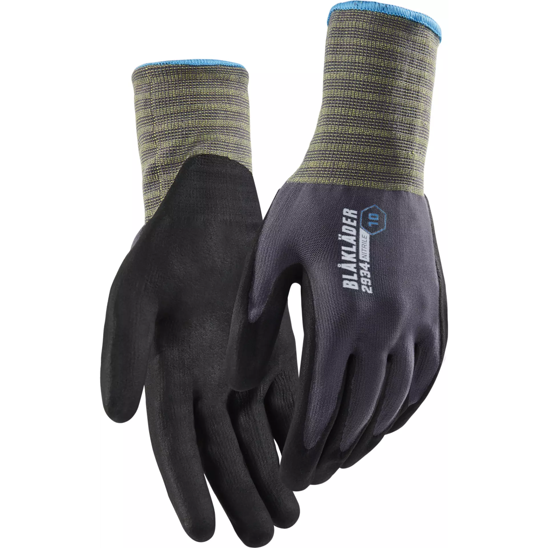 Blaklader 293414569400, Nitrile Coated Work Glove, Grey