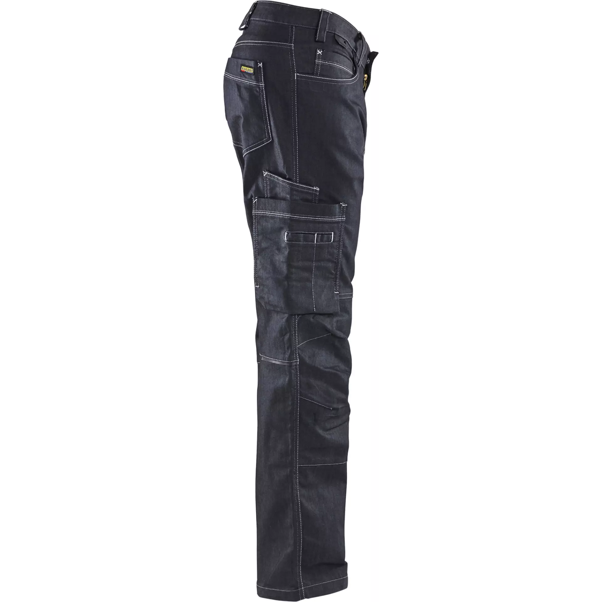 Blaklader 143911418900, Stretch Denim Work Trousers, Navy Blue, image 2