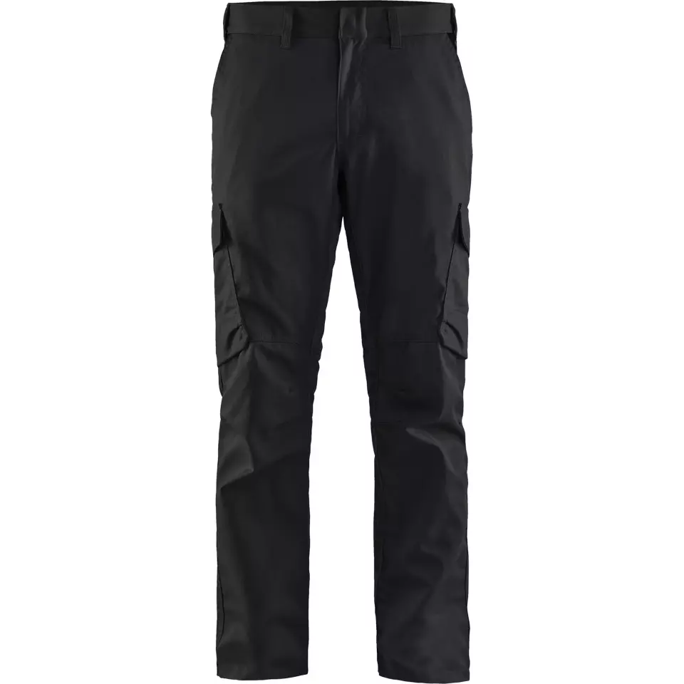 Blaklader 144418329956, Industry Stretch Work Trousers, Black/Red, image 1, gallery thumbnail