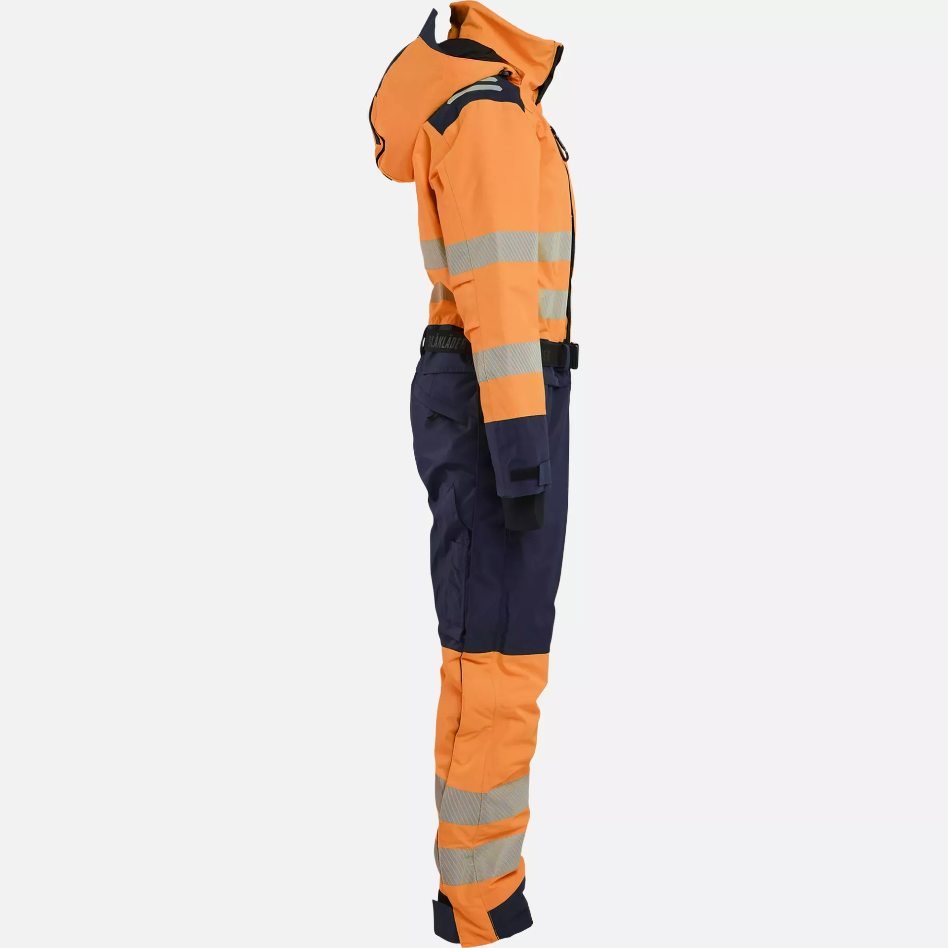 Blaklader 672619775389, Ladies Hi-Vis Winter Coverall, Hi-Vis Orange/Navy, image 2