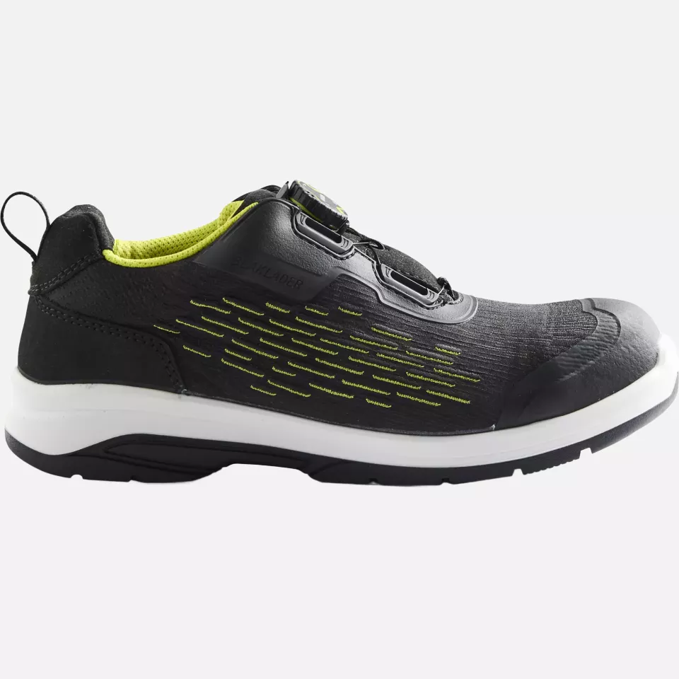 Blaklader 244200009933, CRADLE Safety Shoe, Black/Yellow, image 1, gallery thumbnail