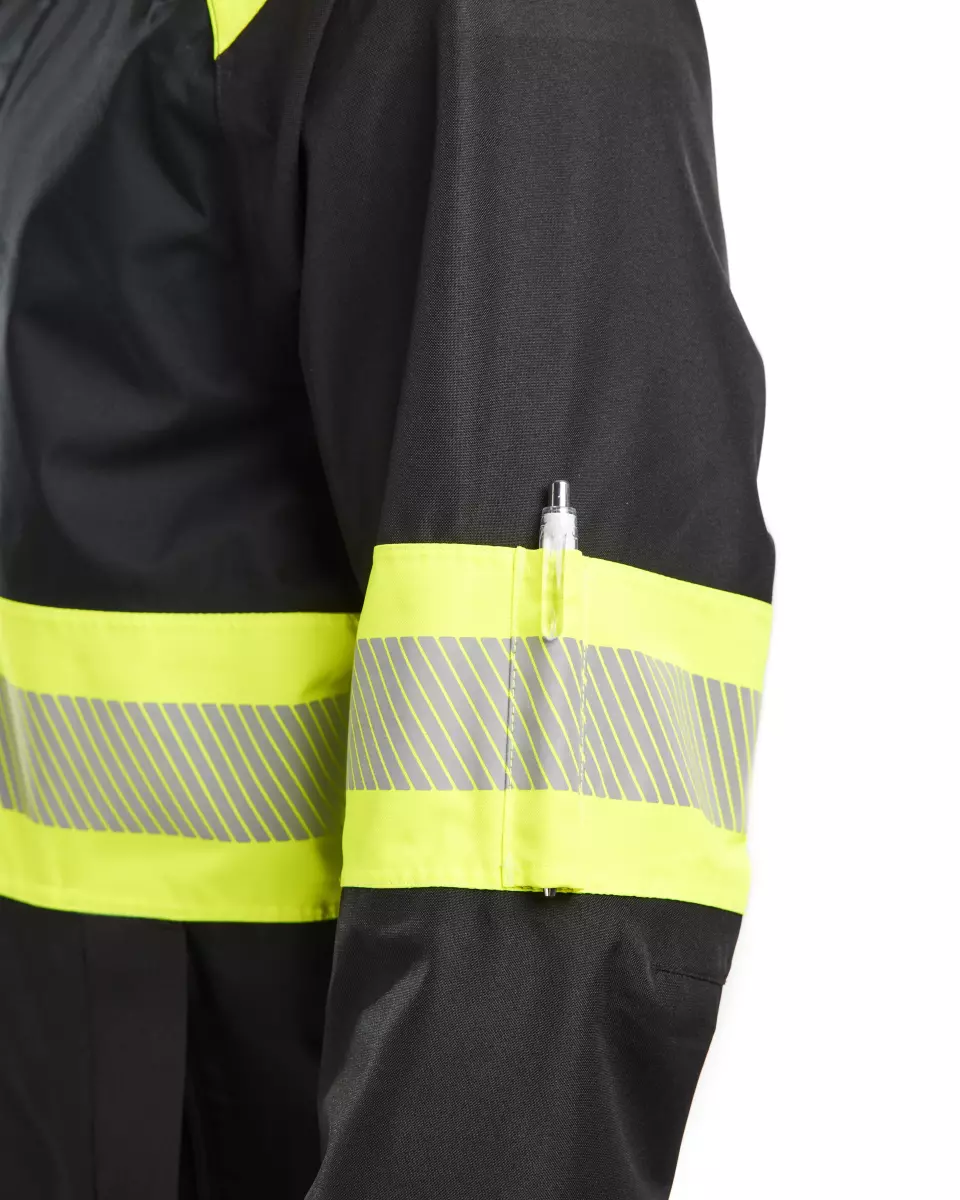 Blåkläder 442019779933, High Vis Shell Jacke, Schwarz/Gelb, image 8, gallery thumbnail