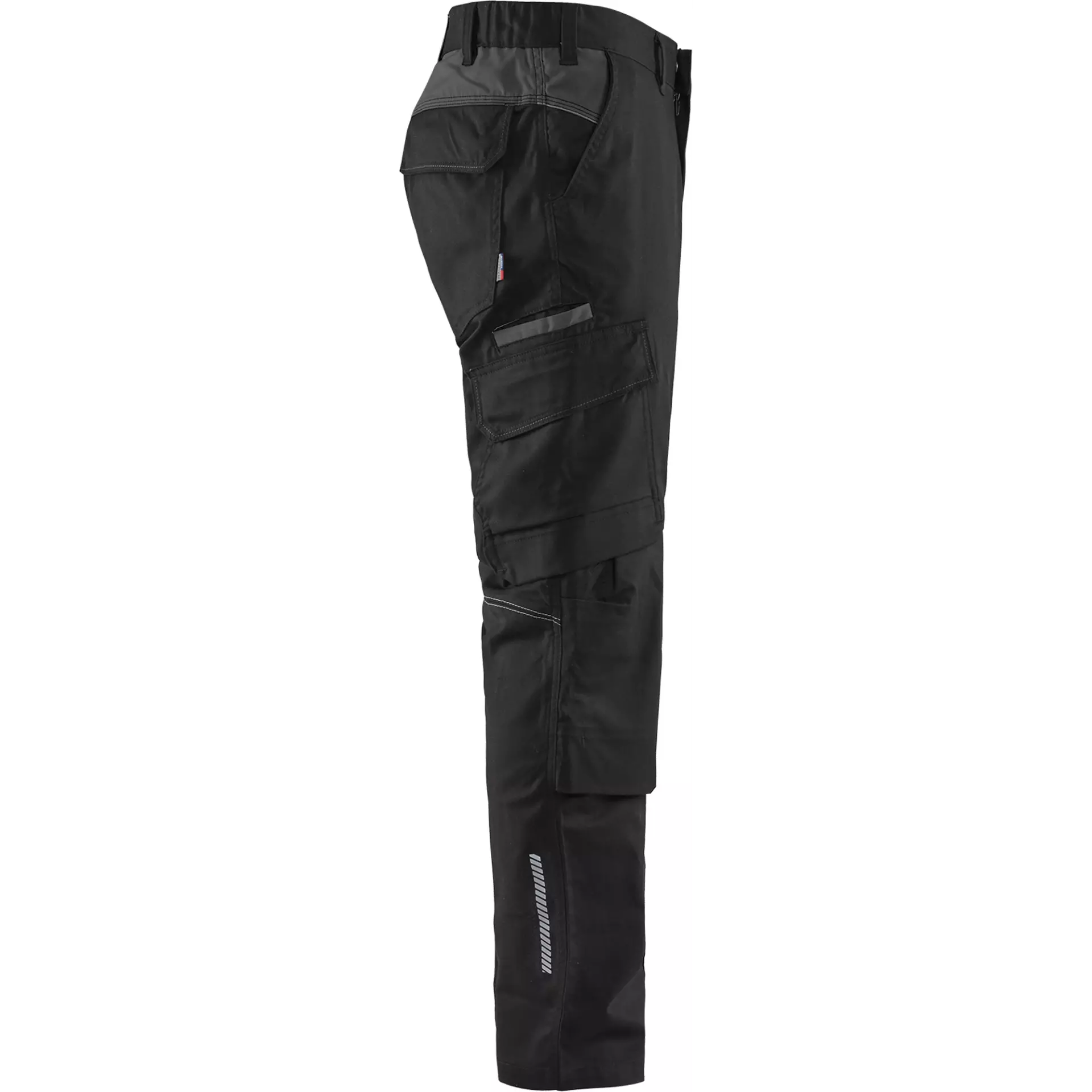 Blaklader 144818329998, Industry Stretch Work Trousers with Knee Pad Pockets, Black/Dark Grey, image 2