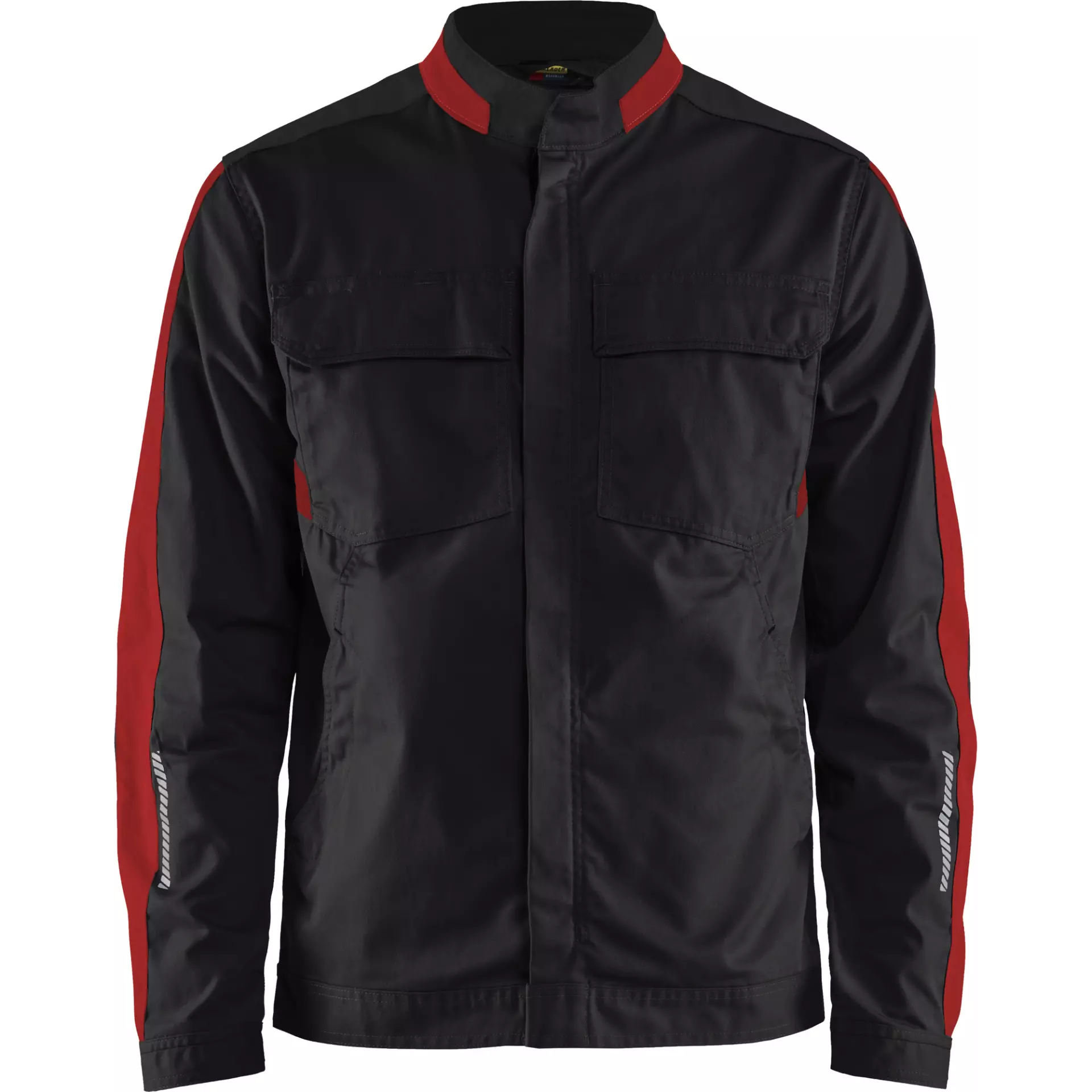 Blaklader 444418329956, Industrie Stretch Jacke, Schwarz/Rot