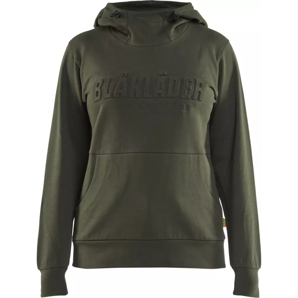 Blaklader 356011584209, 3D Ladies Hooded Sweatshirt, Forest Green