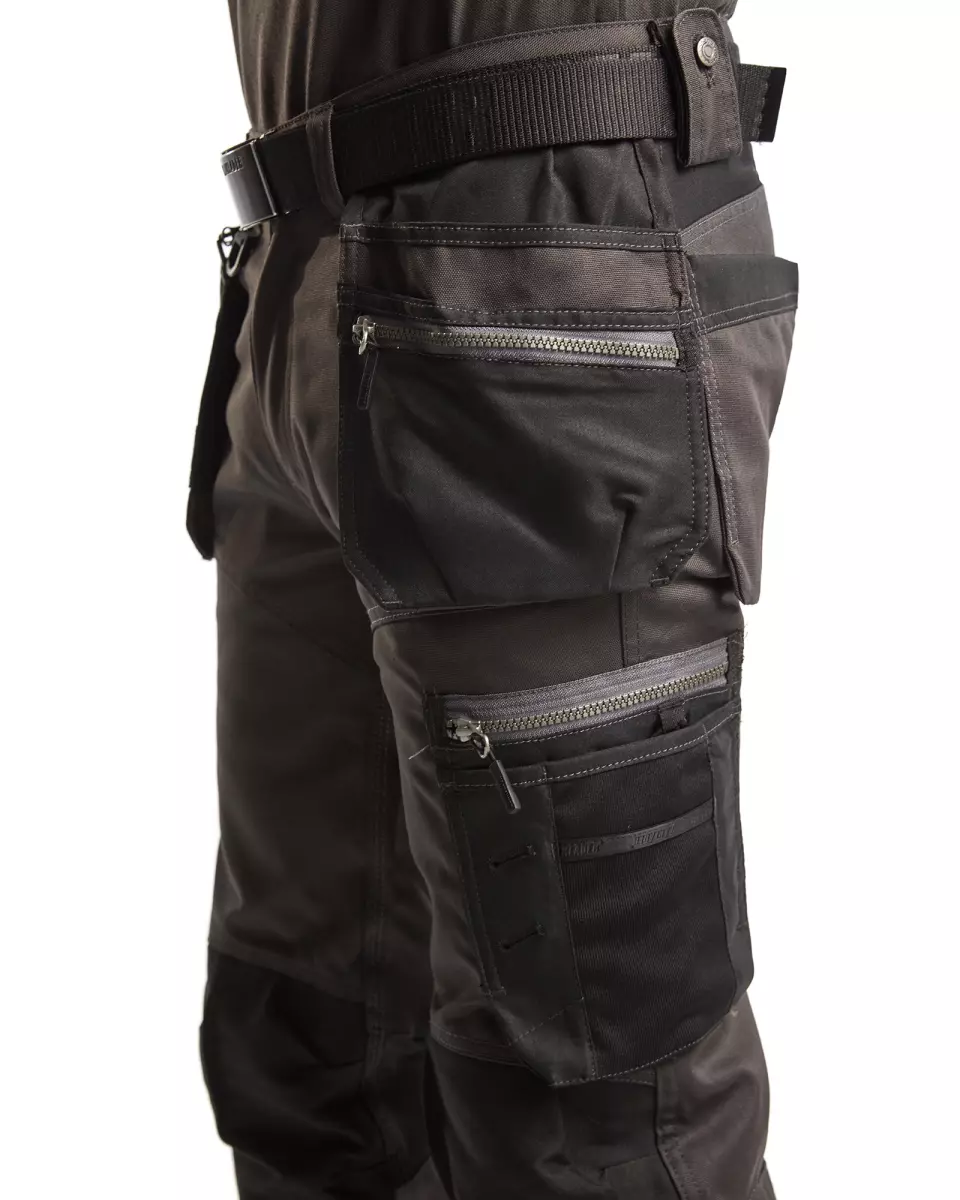 Blåkläder 159013439899, Stretch Craftsman Work Pants, Dark Grey/Black, image 6, gallery thumbnail