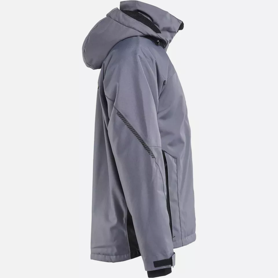 Blaklader 489019779699, Lined Lightweight Winter Jacket, Medium Grey/Black, image 2, gallery thumbnail